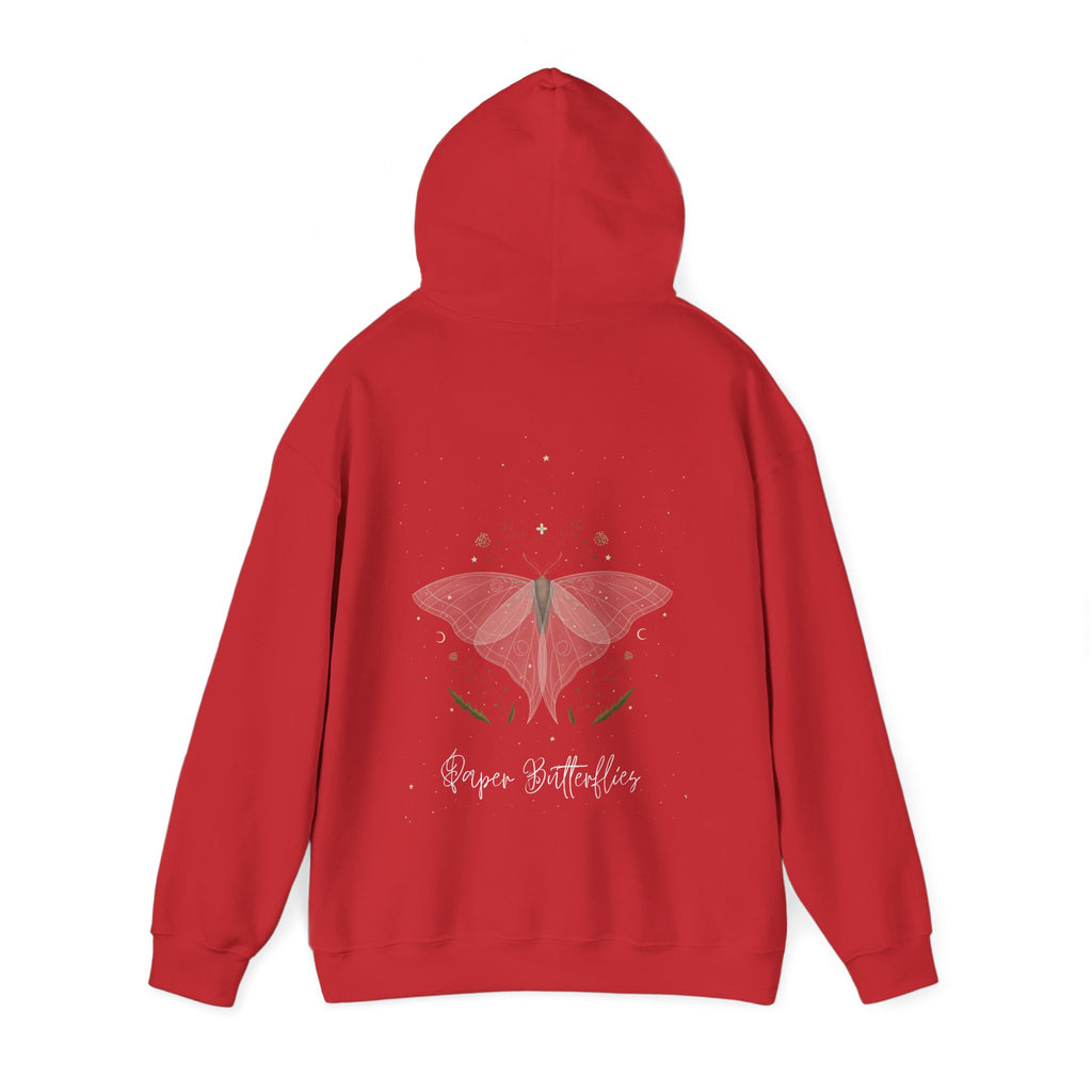 Paper Butterflies Fancy Unisex Heavy Blend Hooded Sweatshirt