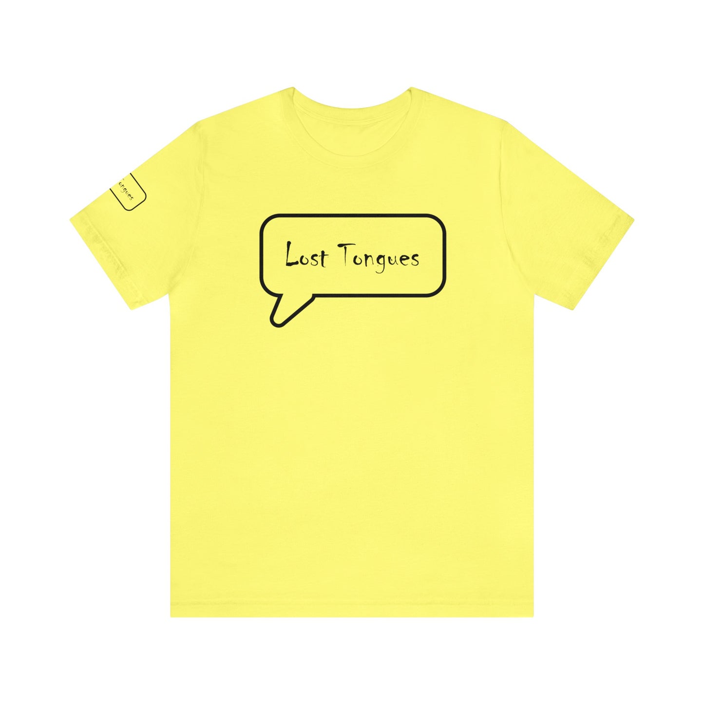 Lost Tongues Unisex Jersey Short Sleeve Tee