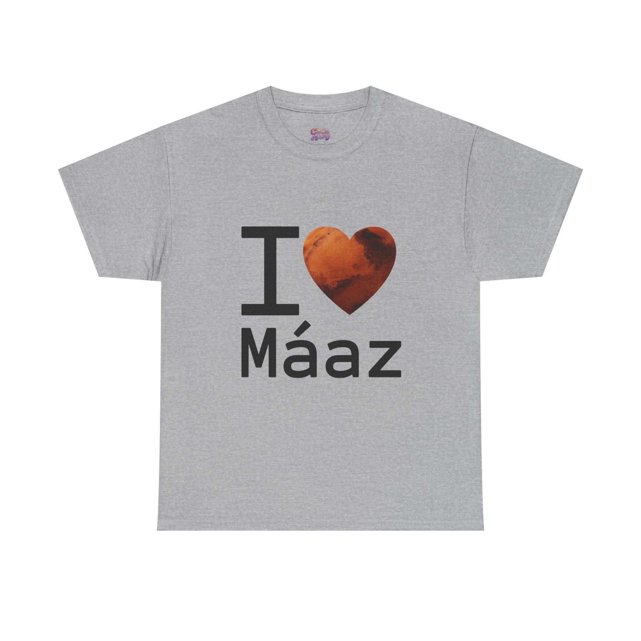 I Love Mars Unisex Heavy Cotton Tee
