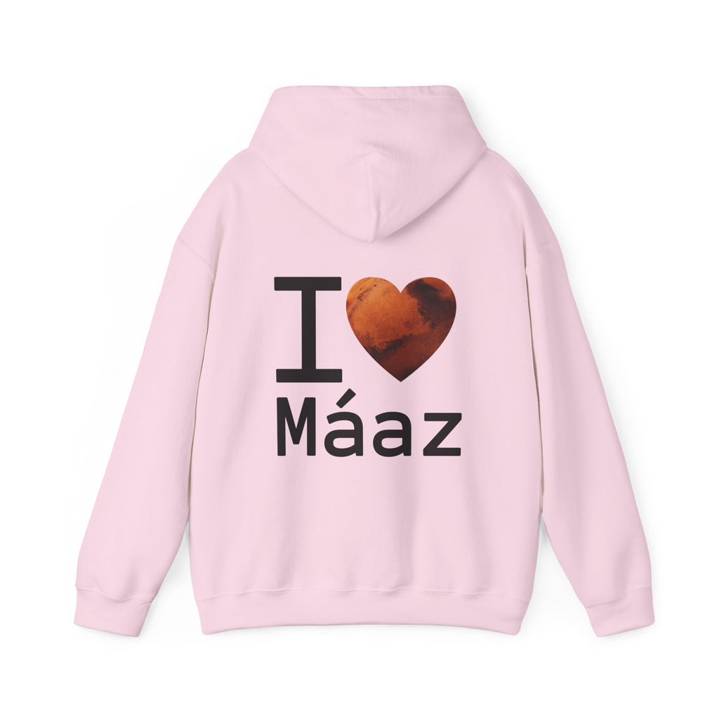 I Love Mars Unisex Heavy Blend Hooded Sweatshirt
