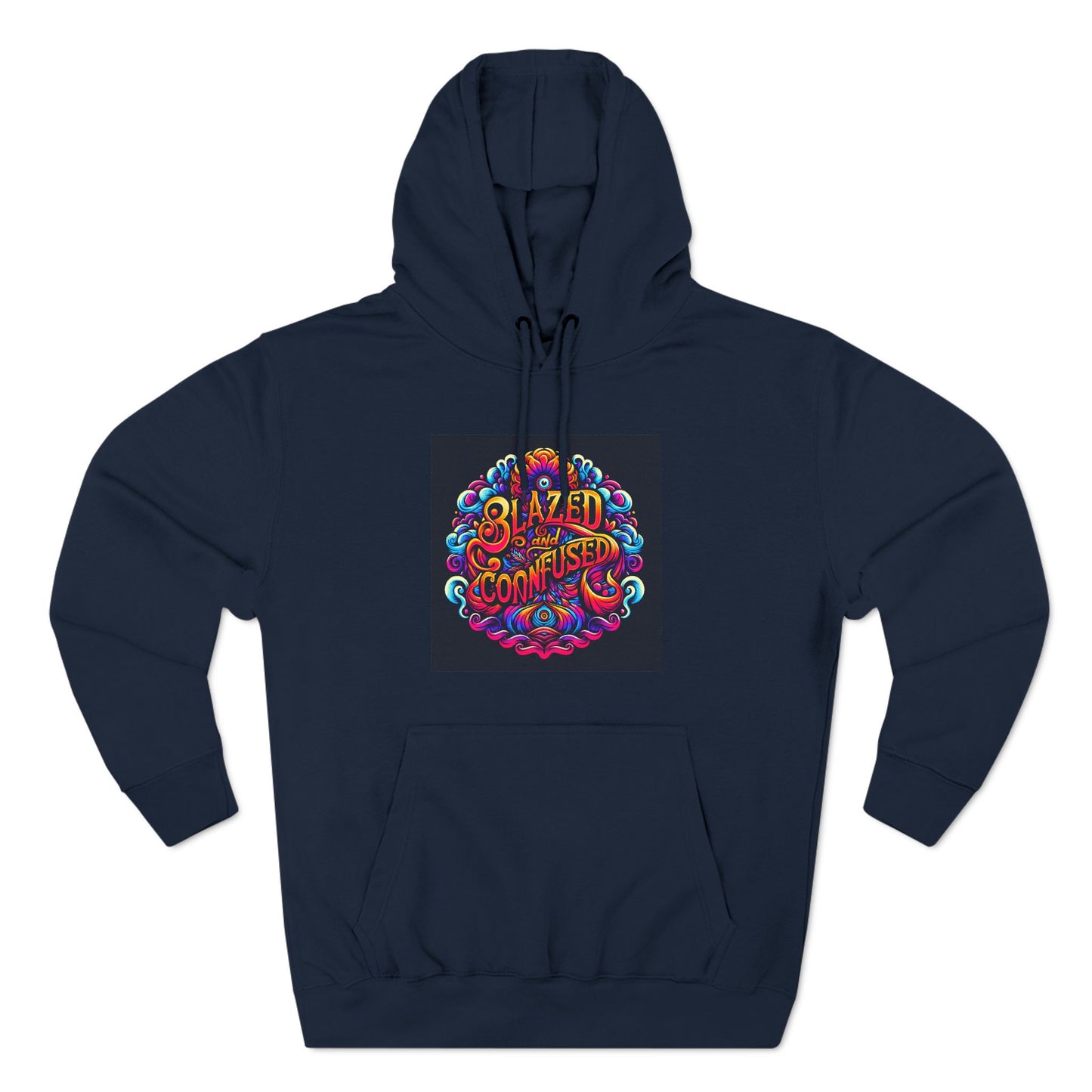 Blazed and Confused Three-Panel Fleece Hoodie