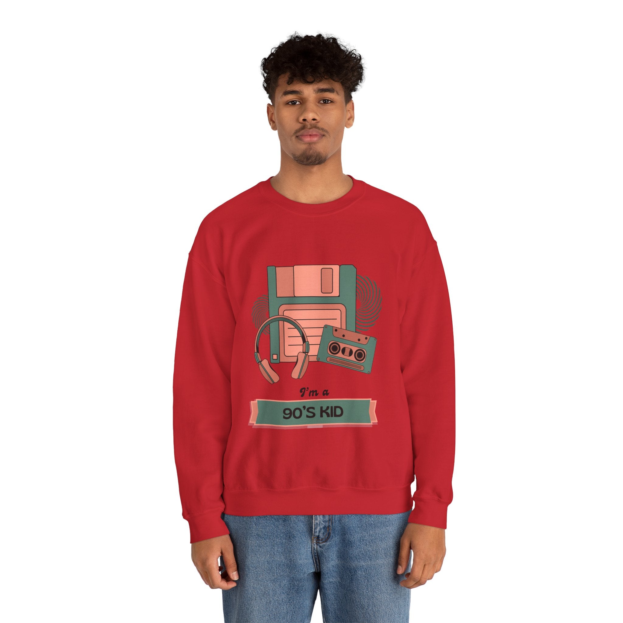 90s Kid Unisex Heavy Blend Crewneck Sweatshirt