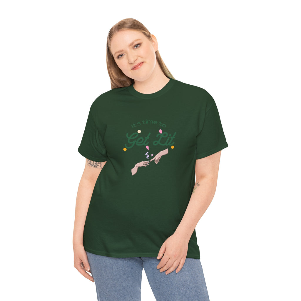 Get Lit Holiday Unisex Heavy Cotton Tee