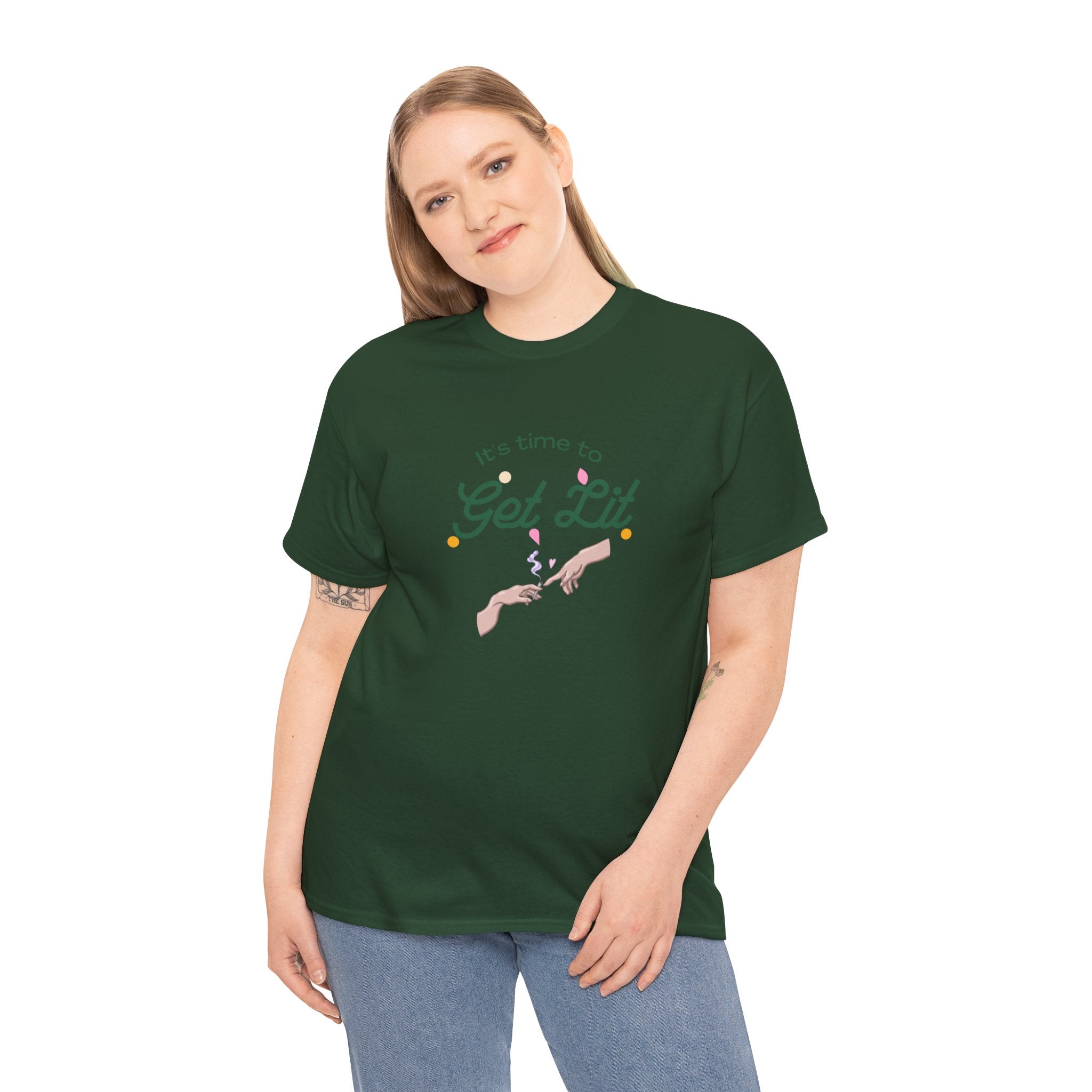 Get Lit Holiday Unisex Heavy Cotton Tee