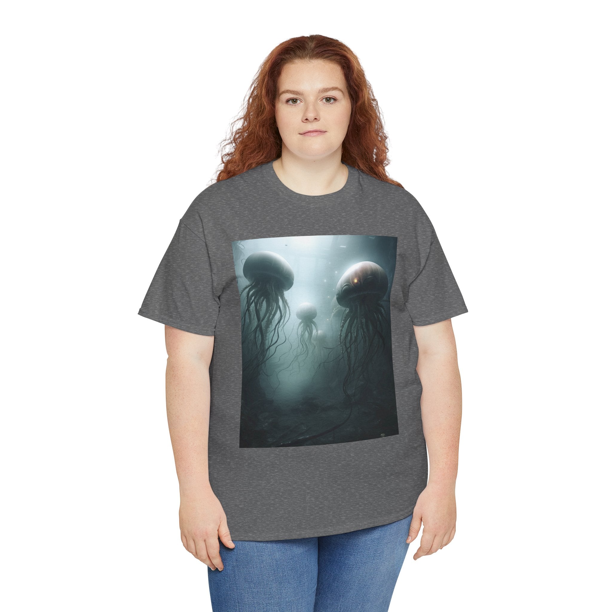 Alien Jellyfish Unisex Heavy Cotton Tee