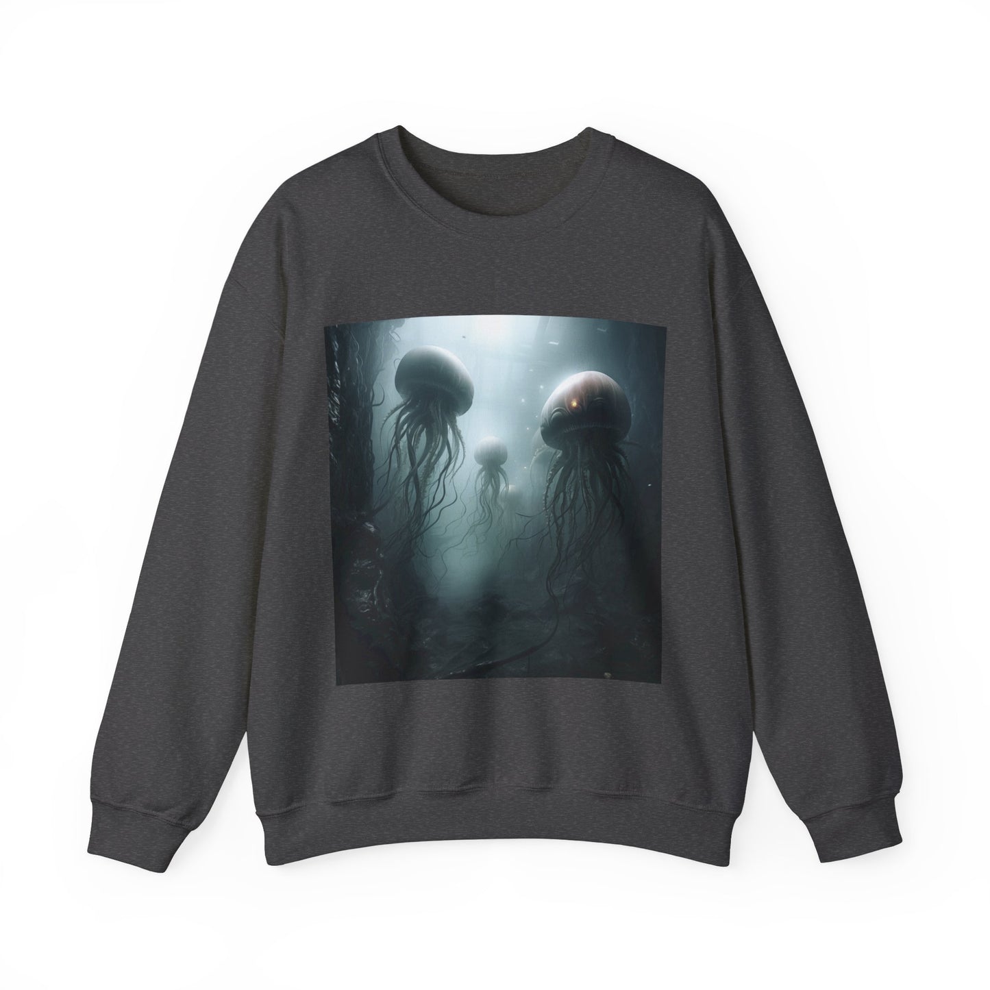 Alien Jellyfish Unisex Heavy Blend Crewneck Sweatshirt