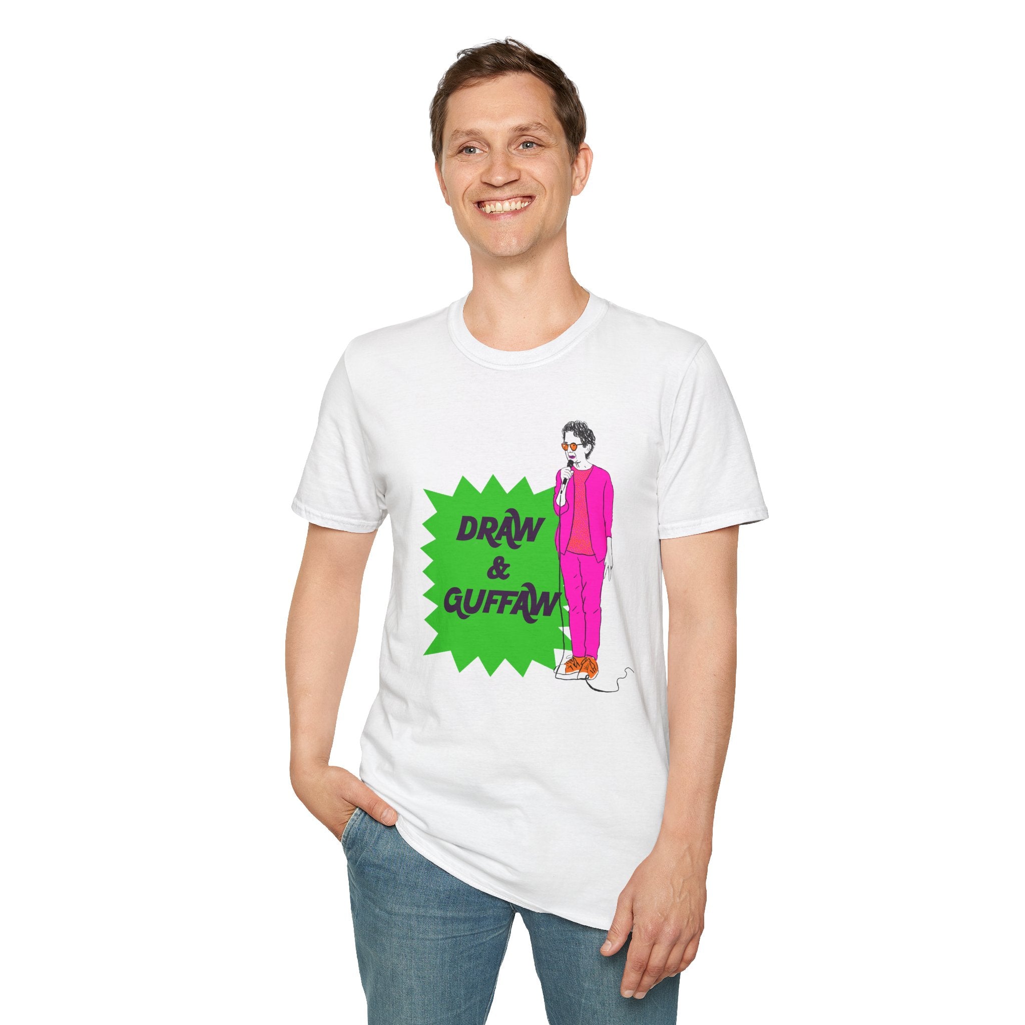 Draw and Guffaw Unisex Softstyle T-Shirt
