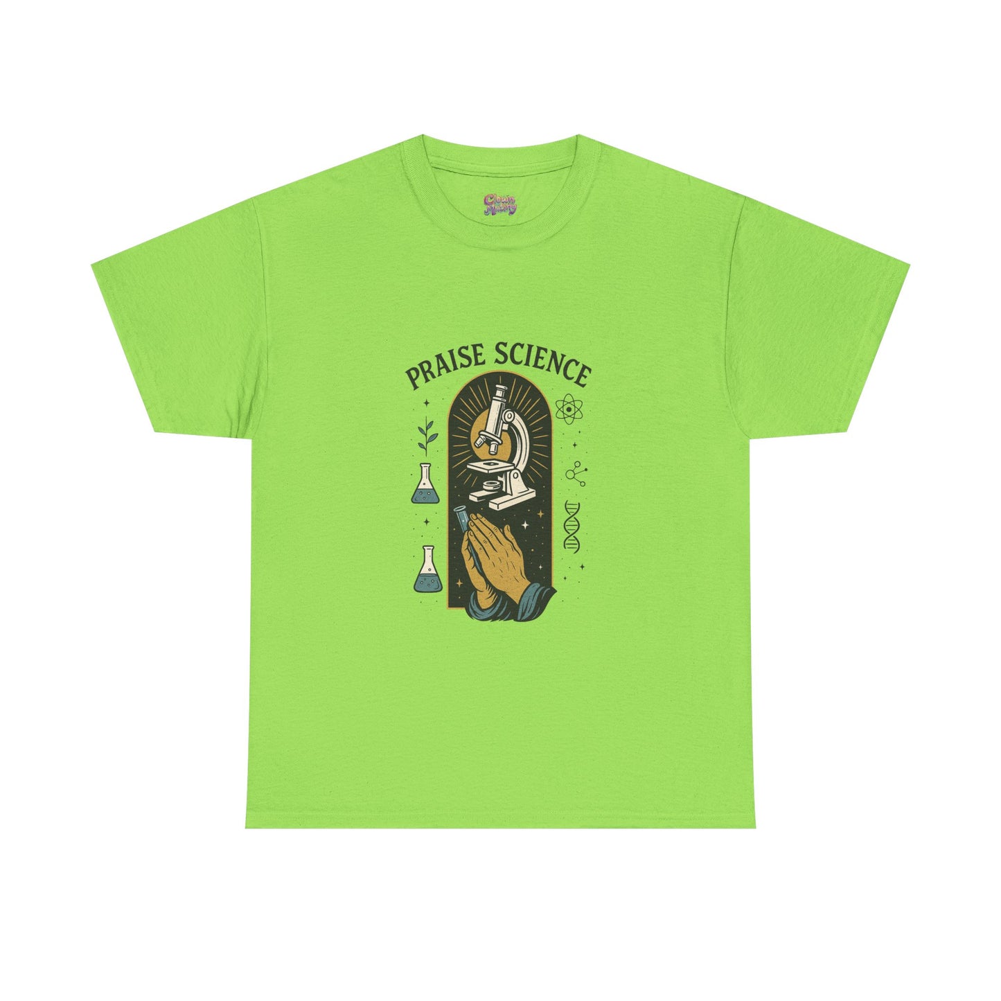 Praise Science Unisex Heavy Cotton Tee - Science Lover's T-Shirt for Educators and Students