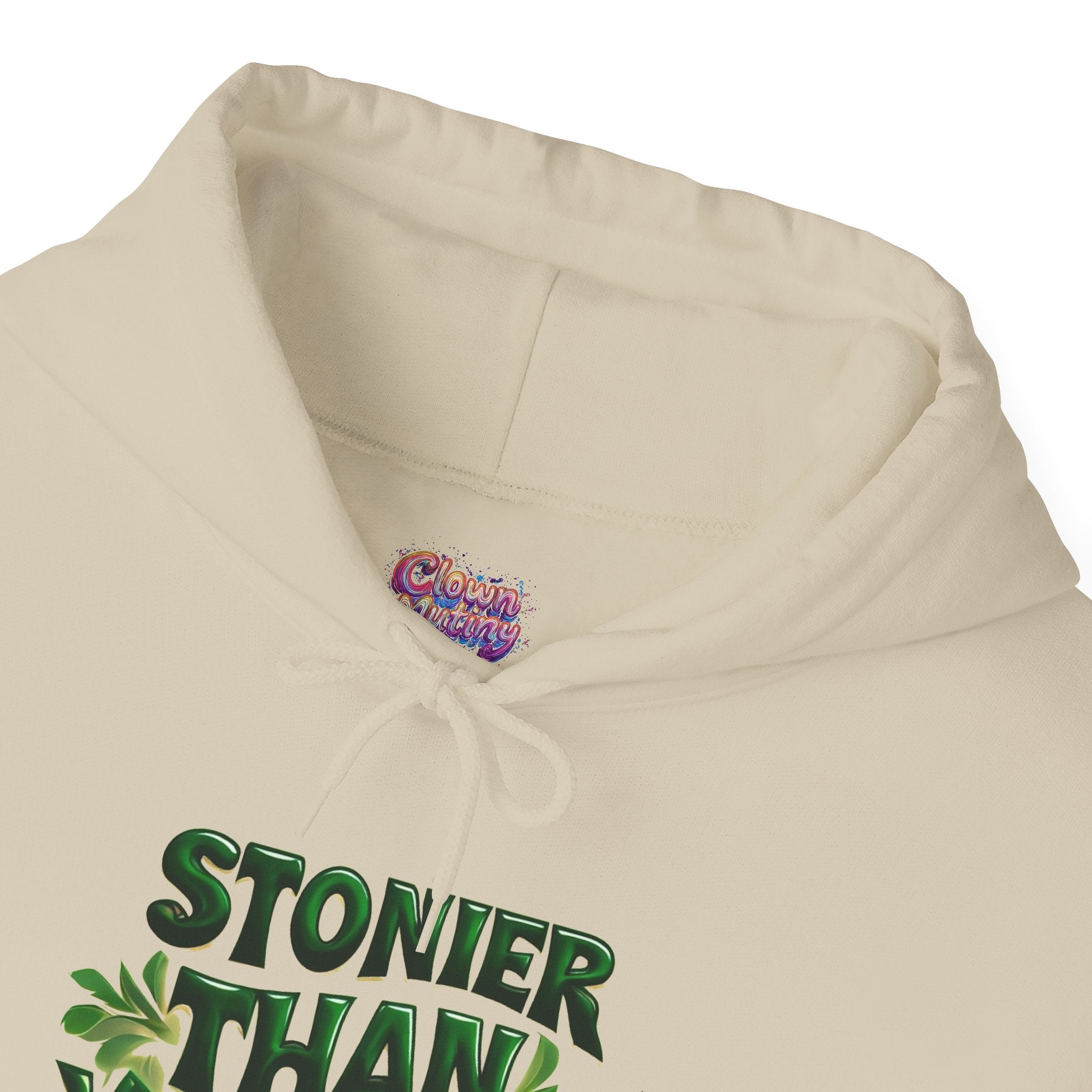Stoner Vibes Unisex Hooded Sweatshirt - 'Stonier Than Yesterday'