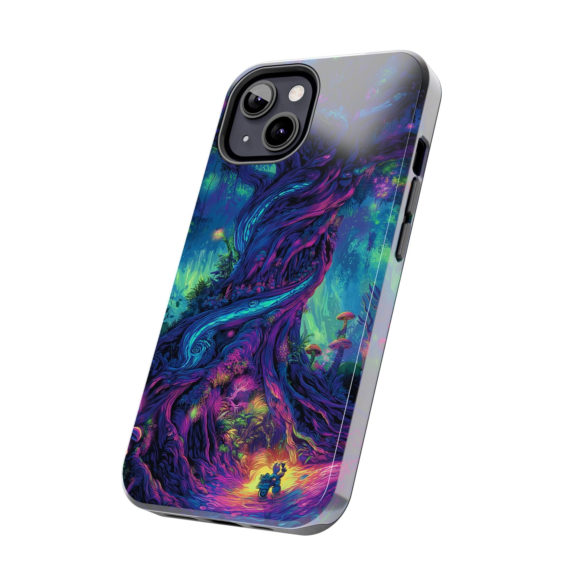 Psychedelic Tree Tough Phone Cases