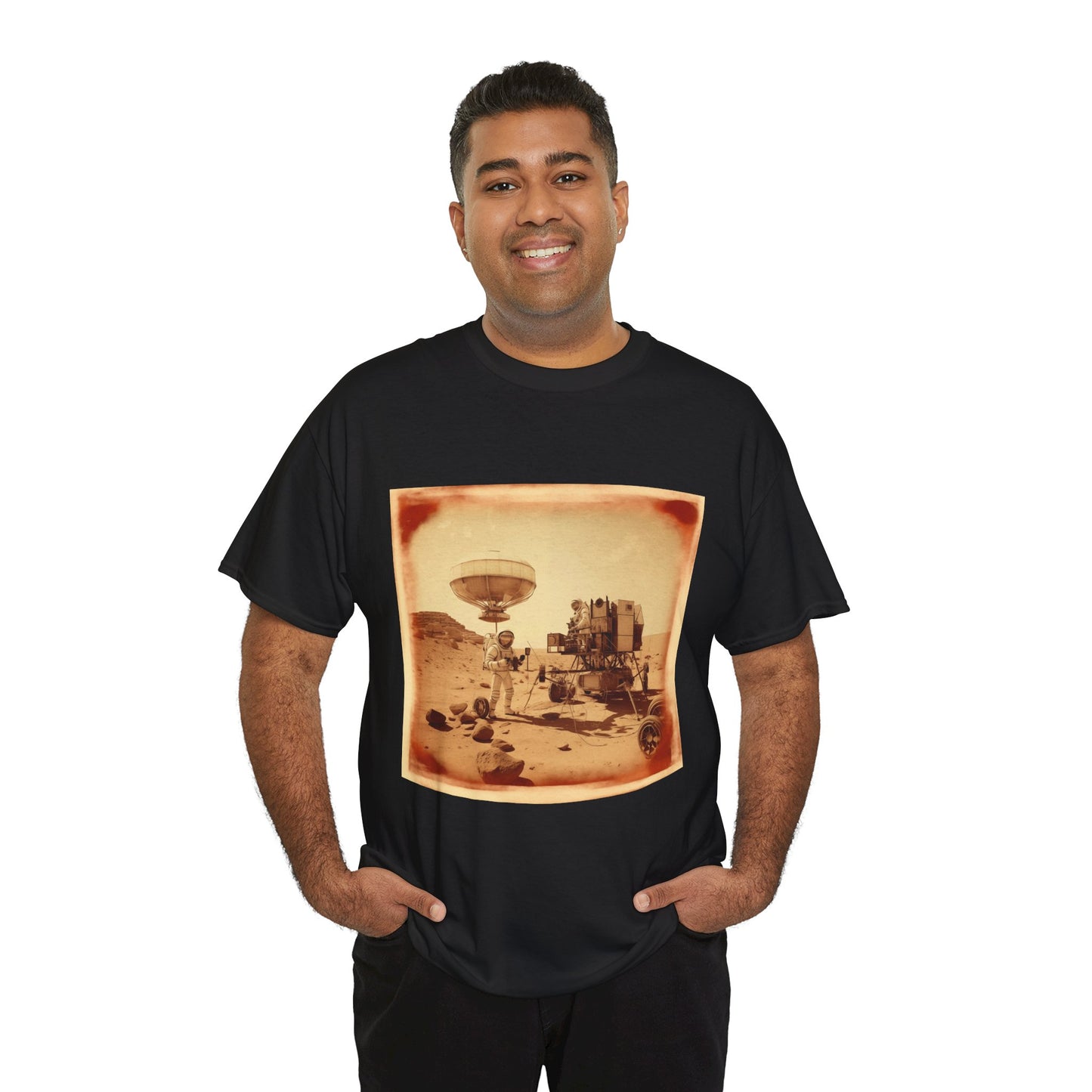 Martian Polaroid Unisex Heavy Cotton Tee