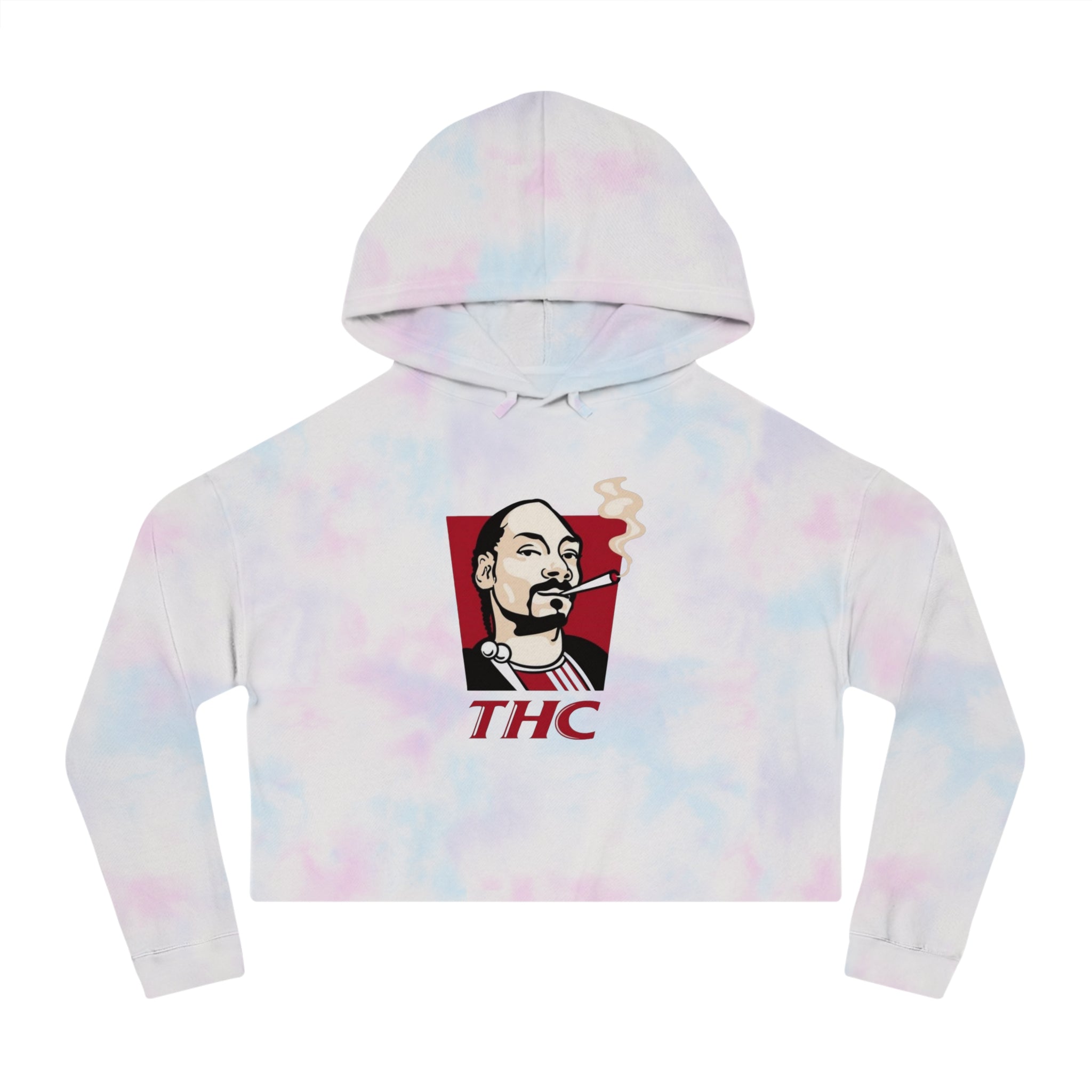 Bucket Love Cropped Hooded Sweatshirt - Chill Vibes