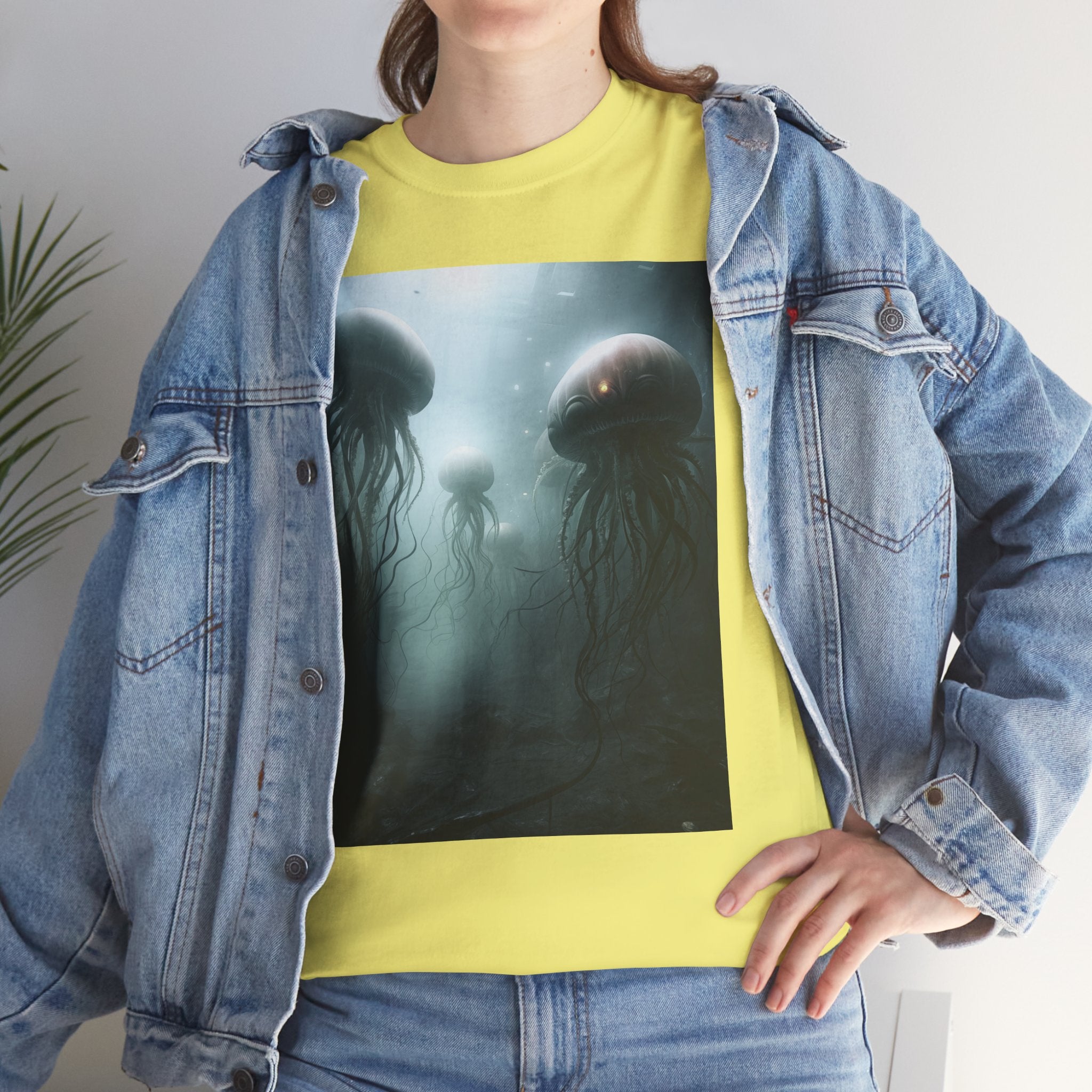 Alien Jellyfish Unisex Heavy Cotton Tee