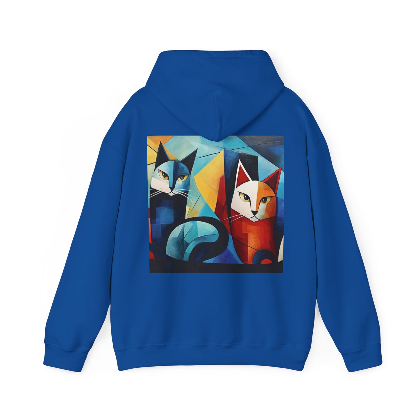 MeowMeow Back Unisex Heavy Blend Hooded Sweatshirt