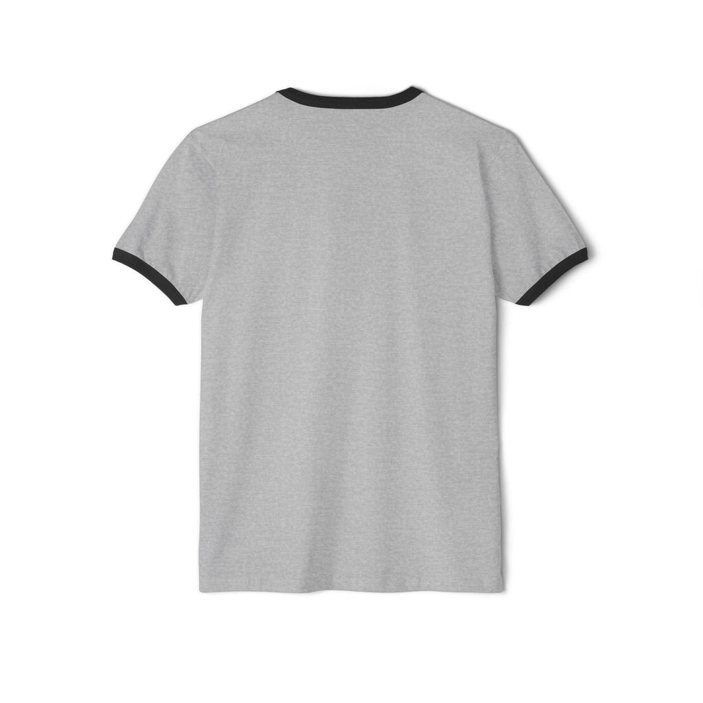 Wasted Booze Ringer T-Shirt — “all my money i spent on booze. the rest i just wasted.” Funny Drinking Quote Tee