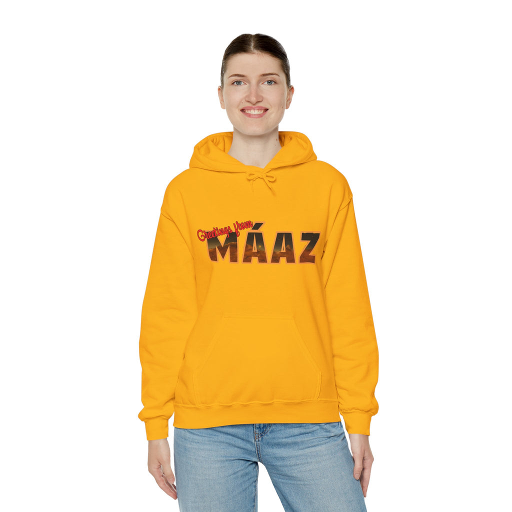 Greetings from Máaz Martians Unisex Heavy Blend Hooded Sweatshirt