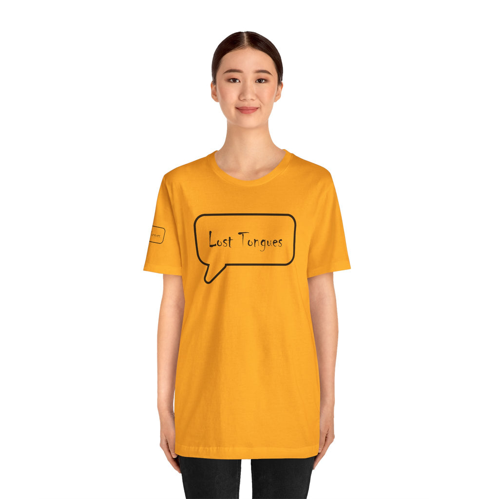 Lost Tongues Unisex Jersey Short Sleeve Tee