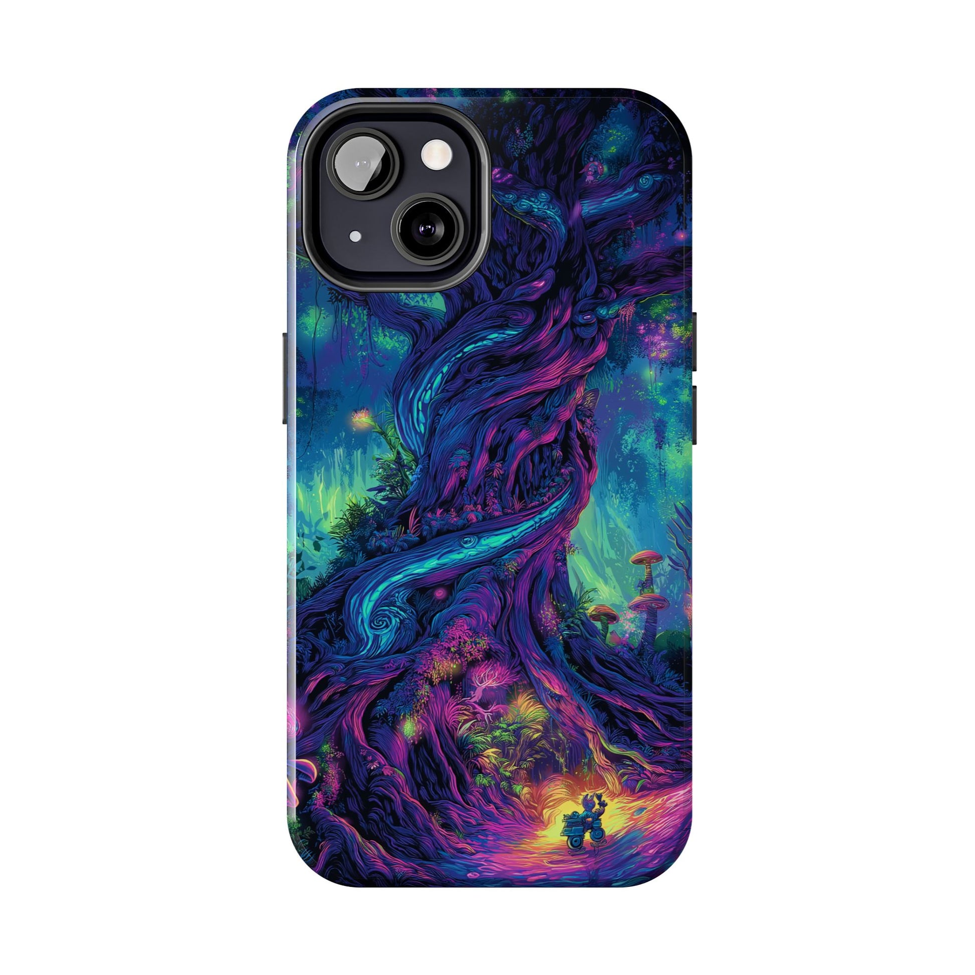 Psychedelic Tree Tough Phone Cases