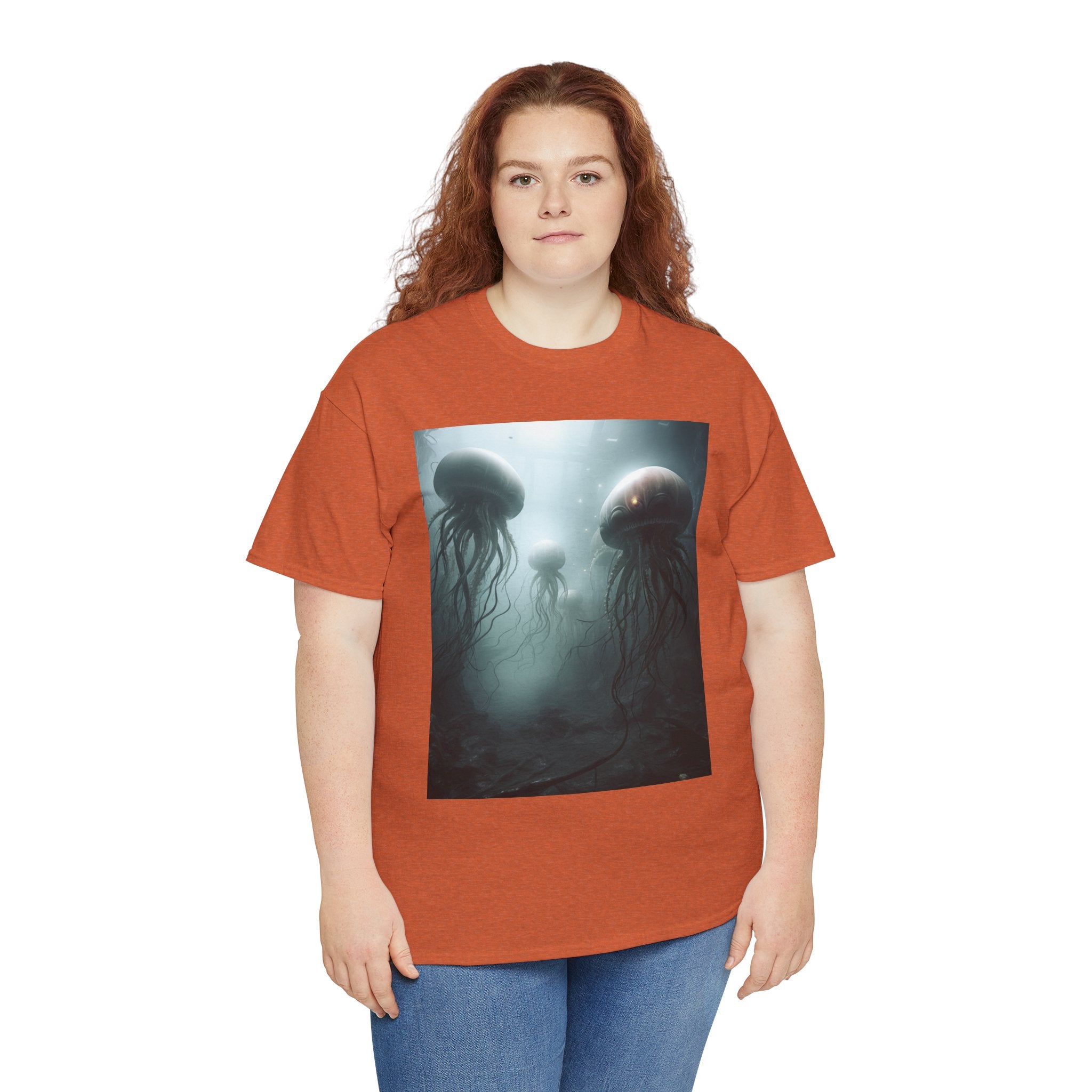 Alien Jellyfish Unisex Heavy Cotton Tee