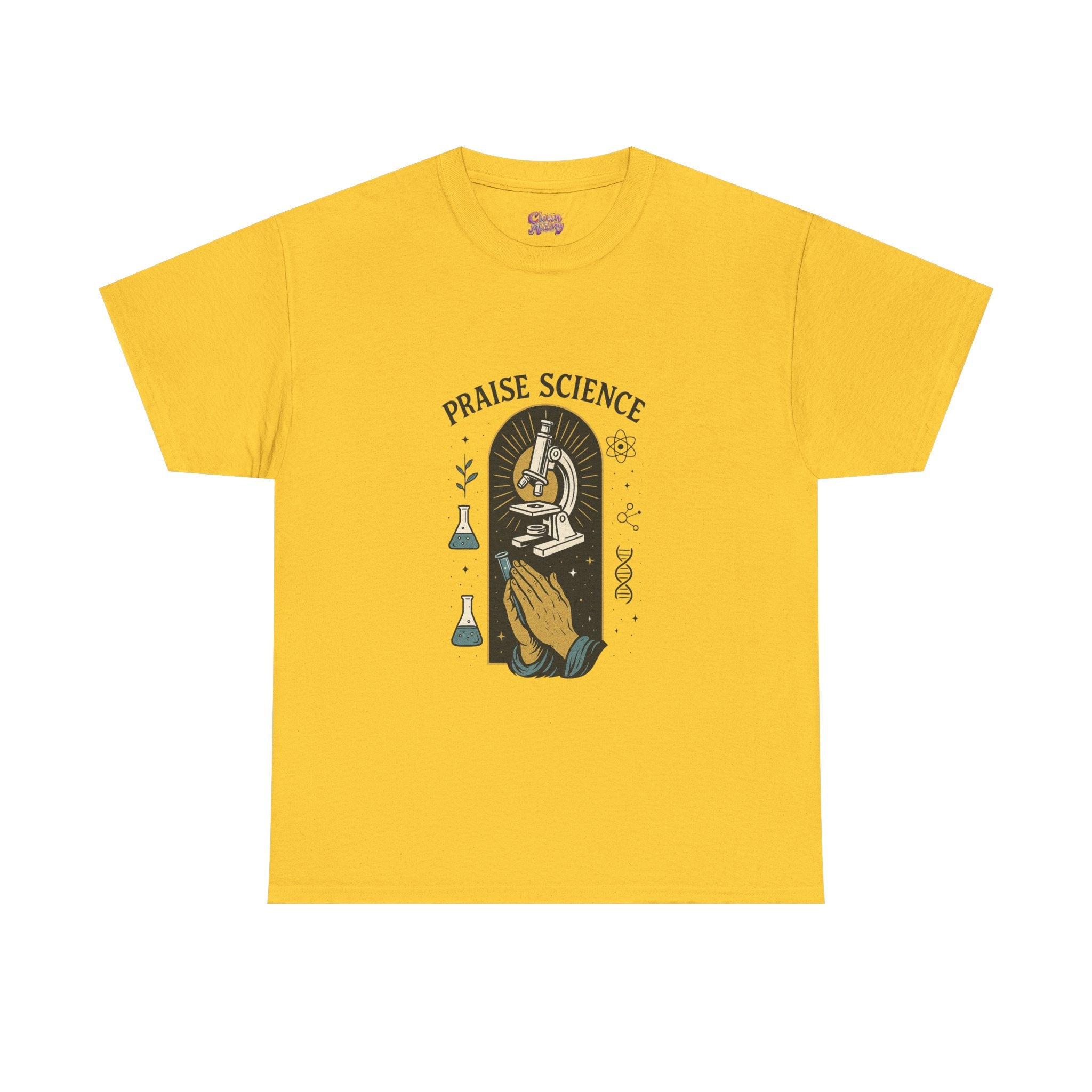 Praise Science Unisex Heavy Cotton Tee - Science Lover's T-Shirt for Educators and Students