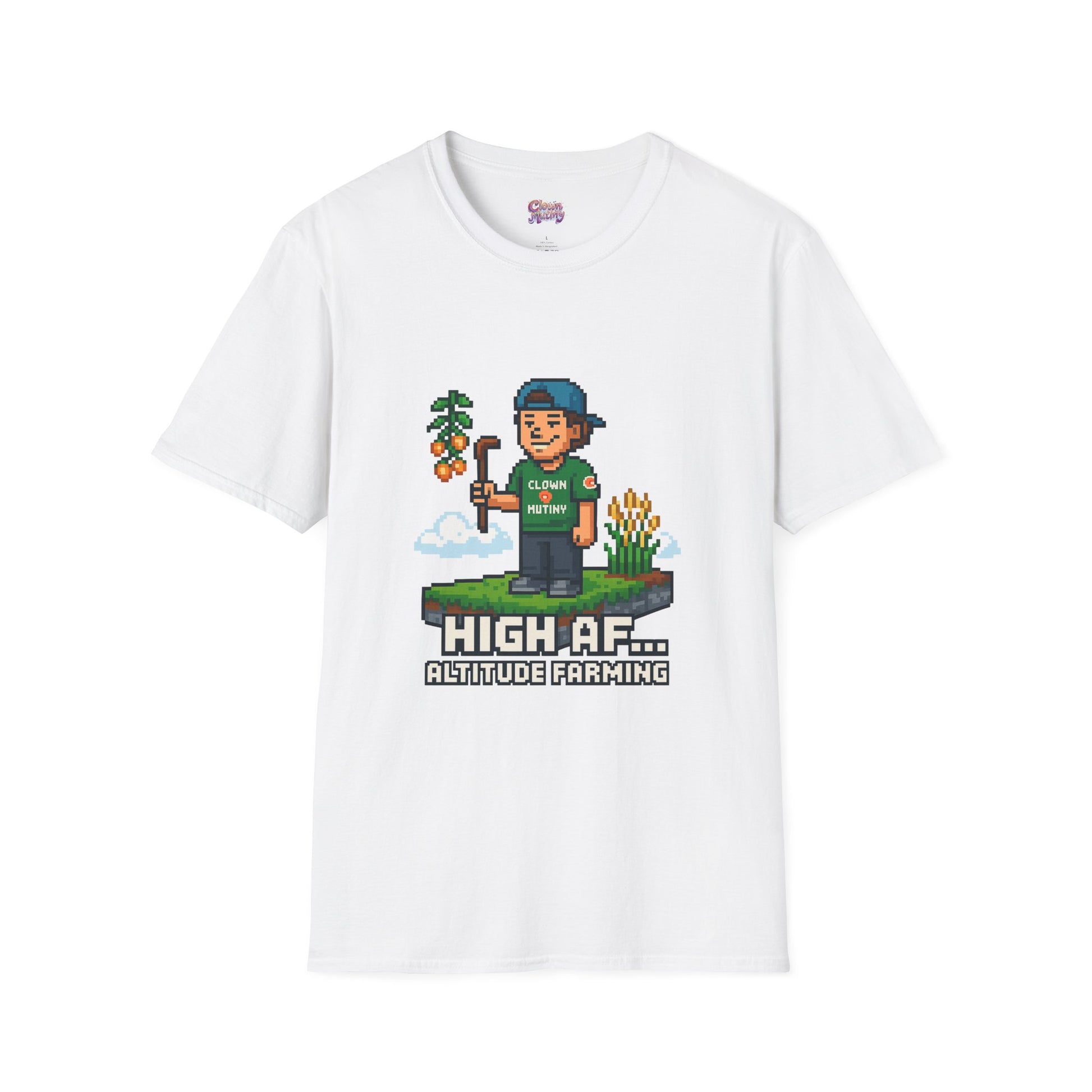 Altitude Farming Graphic T-Shirt, Fun Unisex Tee for Gamers, Perfect Gift for Farmers, Birthday, or Casual Wear