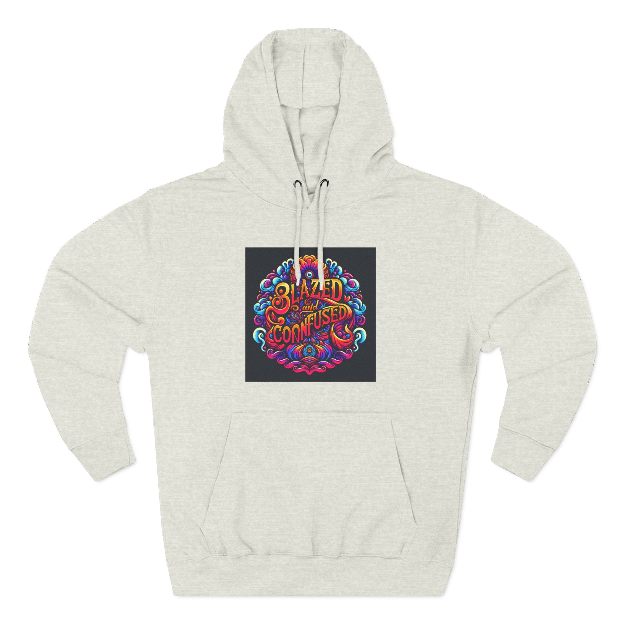 Blazed and Confused Three-Panel Fleece Hoodie