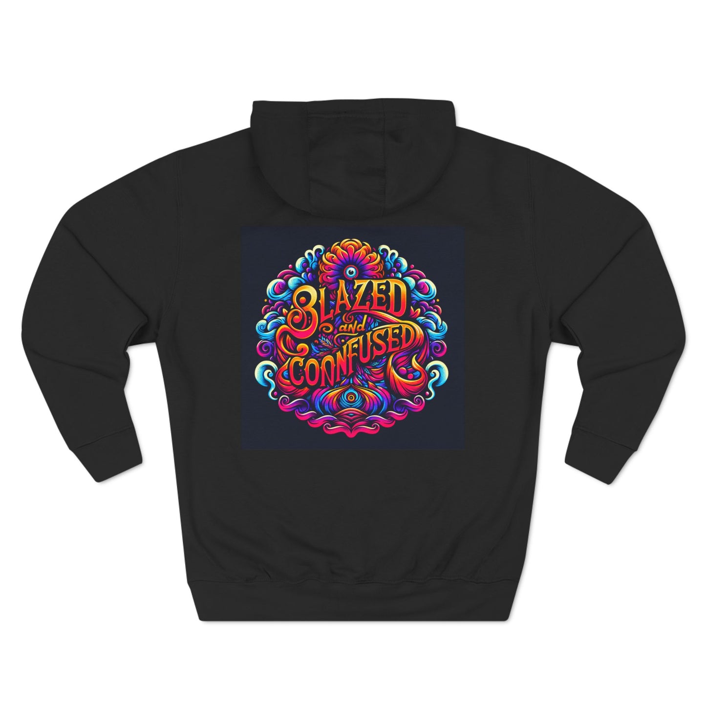 Blazed and Confused Three-Panel Fleece Hoodie