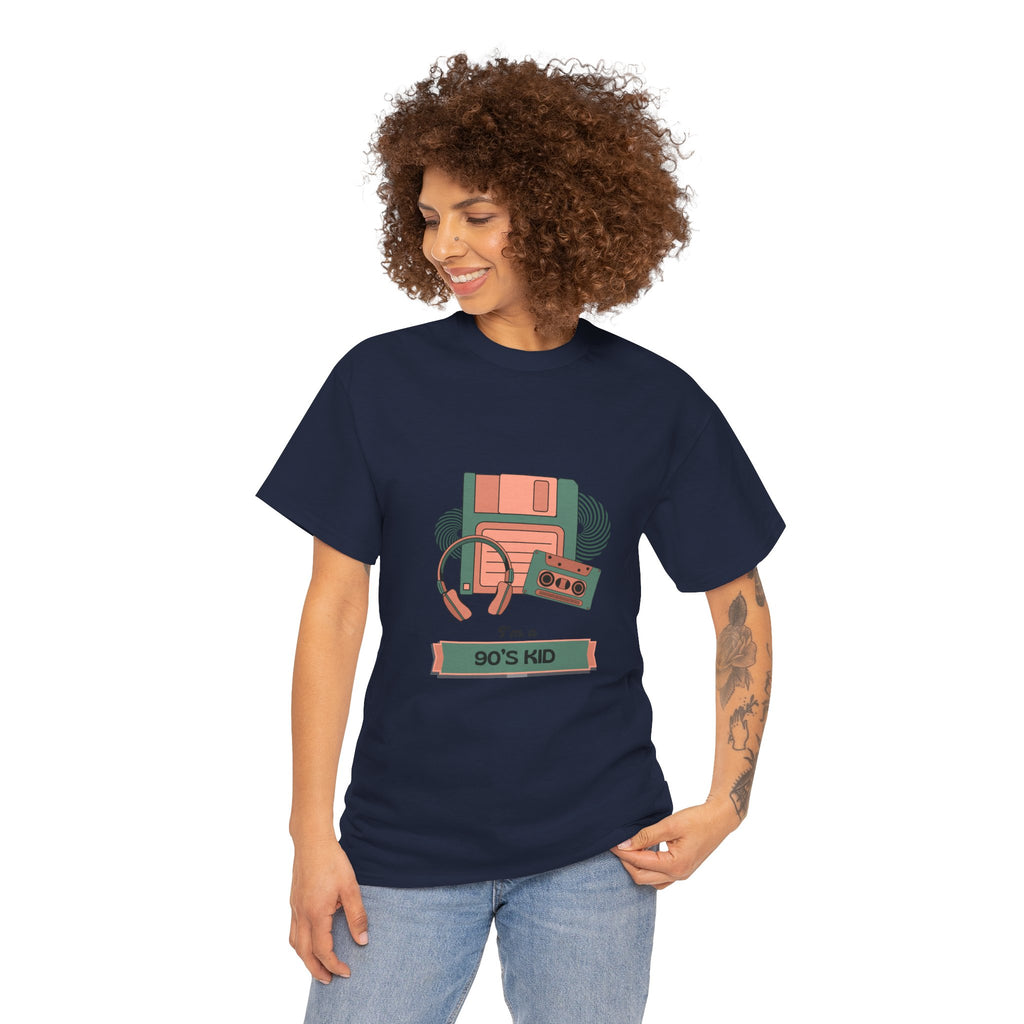 90s Kid Unisex Heavy Cotton Tee