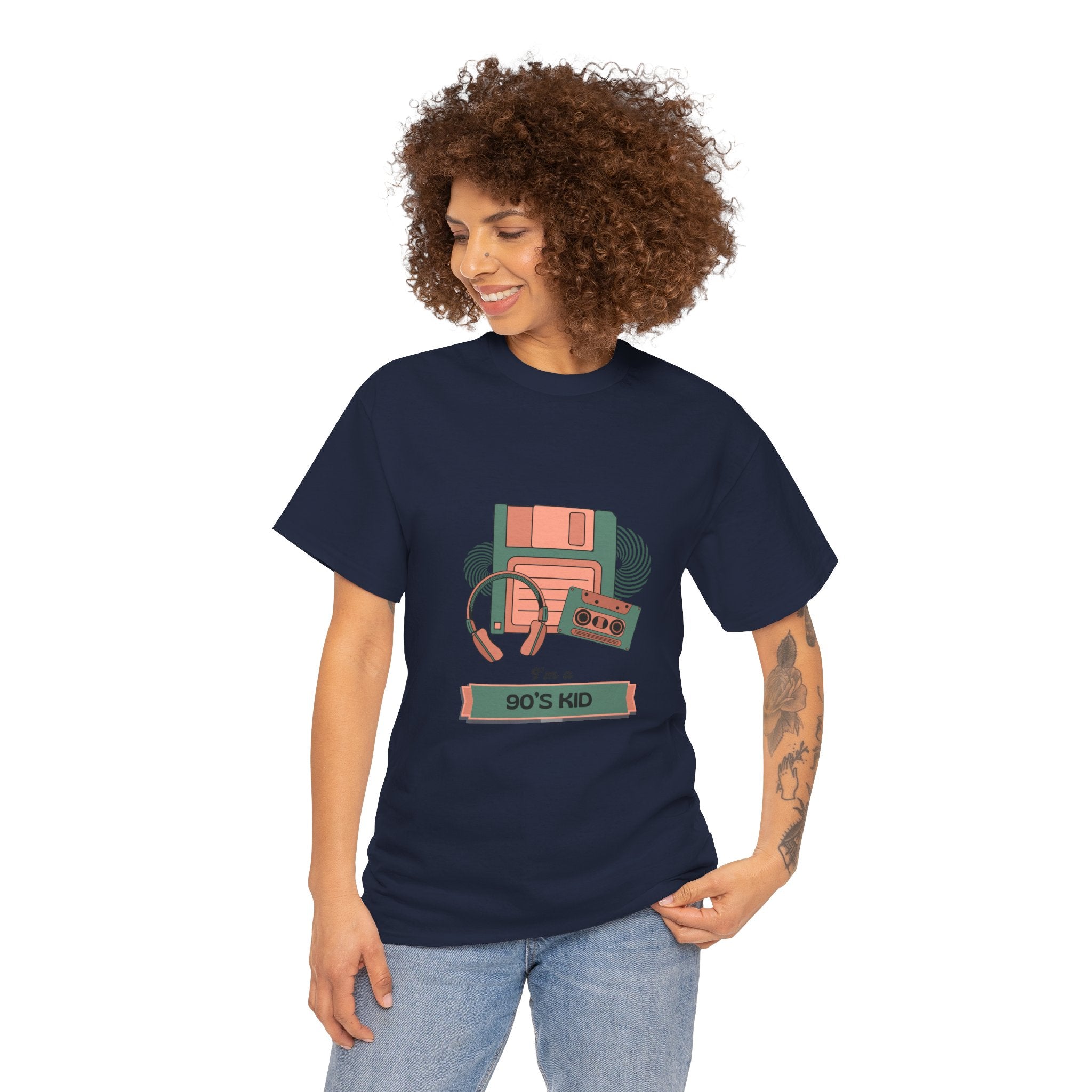 90s Kid Unisex Heavy Cotton Tee