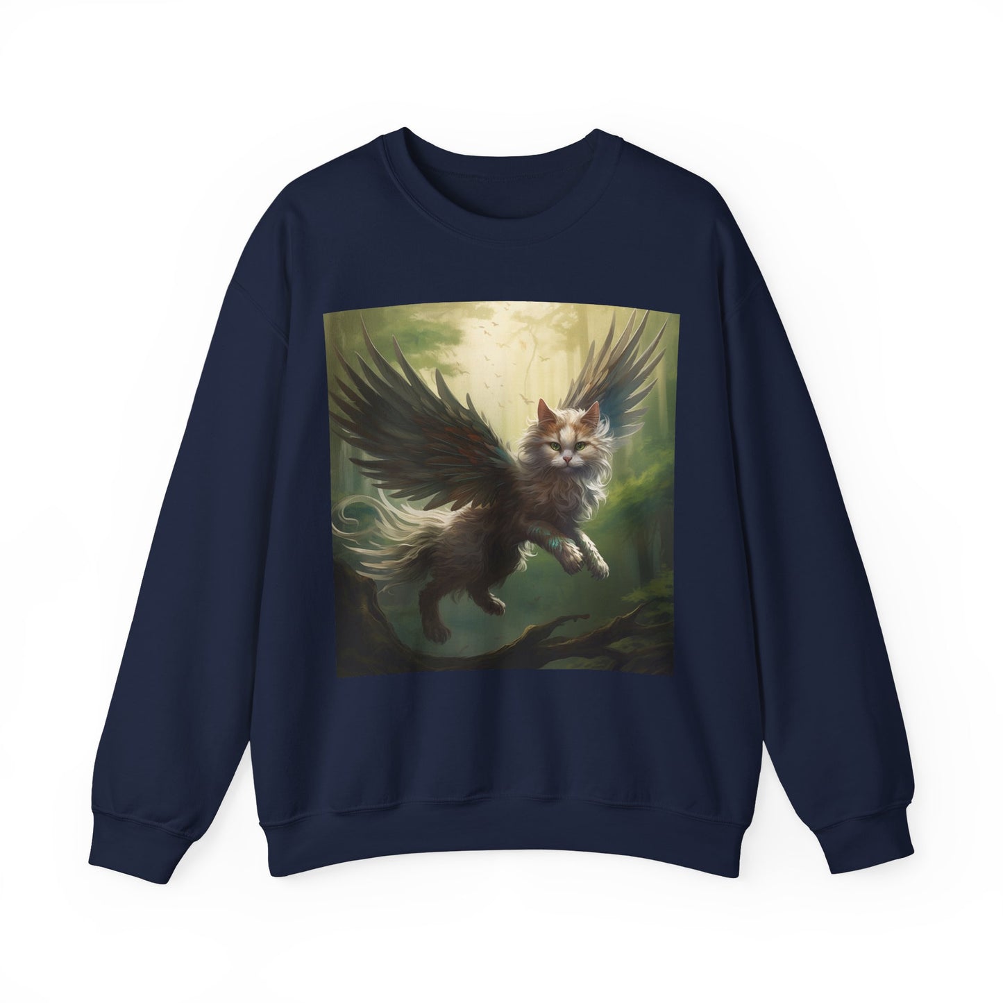 Fantasy Cat Unisex Heavy Blend Crewneck Sweatshirt