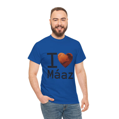 I Love Mars Unisex Heavy Cotton Tee