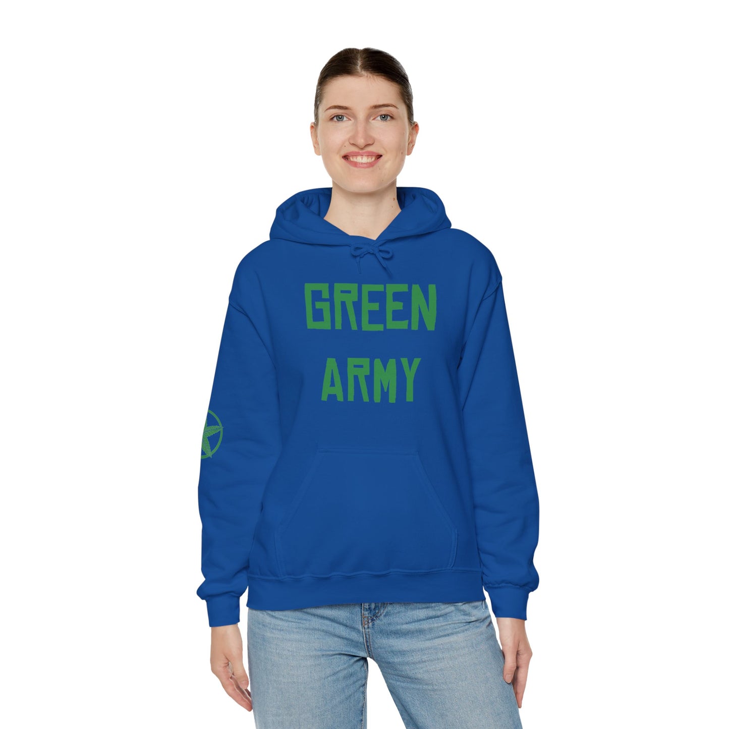 Green Army Unisex Heavy Blend Hooded Sweatshirt