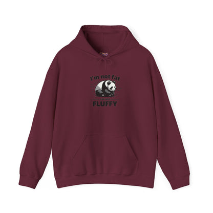 Funny Panda Hoodie - "I'm Not Fat, I'm Just Fluffy"