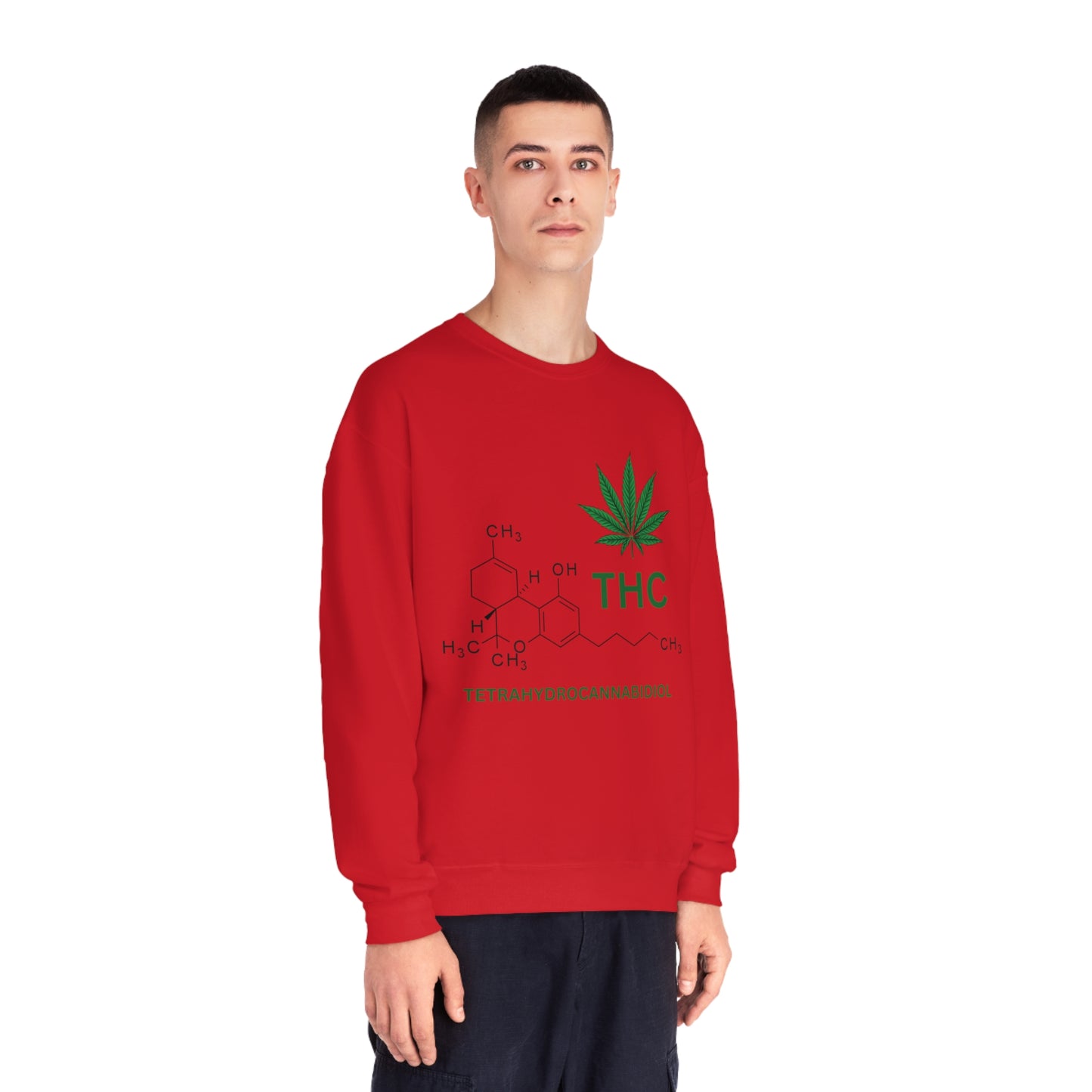 THC Molecule Unisex NuBlend Crewneck Sweatshirt