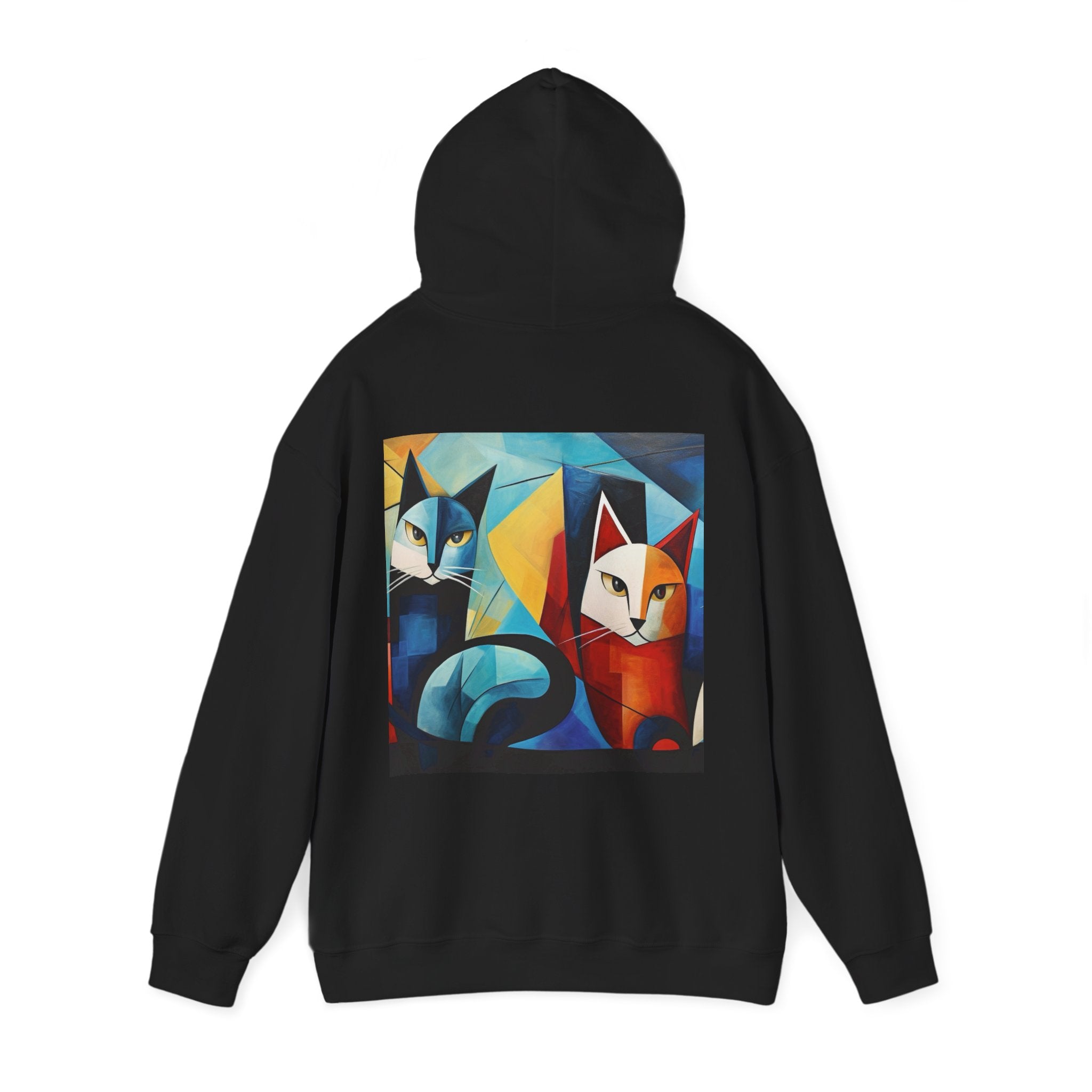 MeowMeow Back Unisex Heavy Blend Hooded Sweatshirt