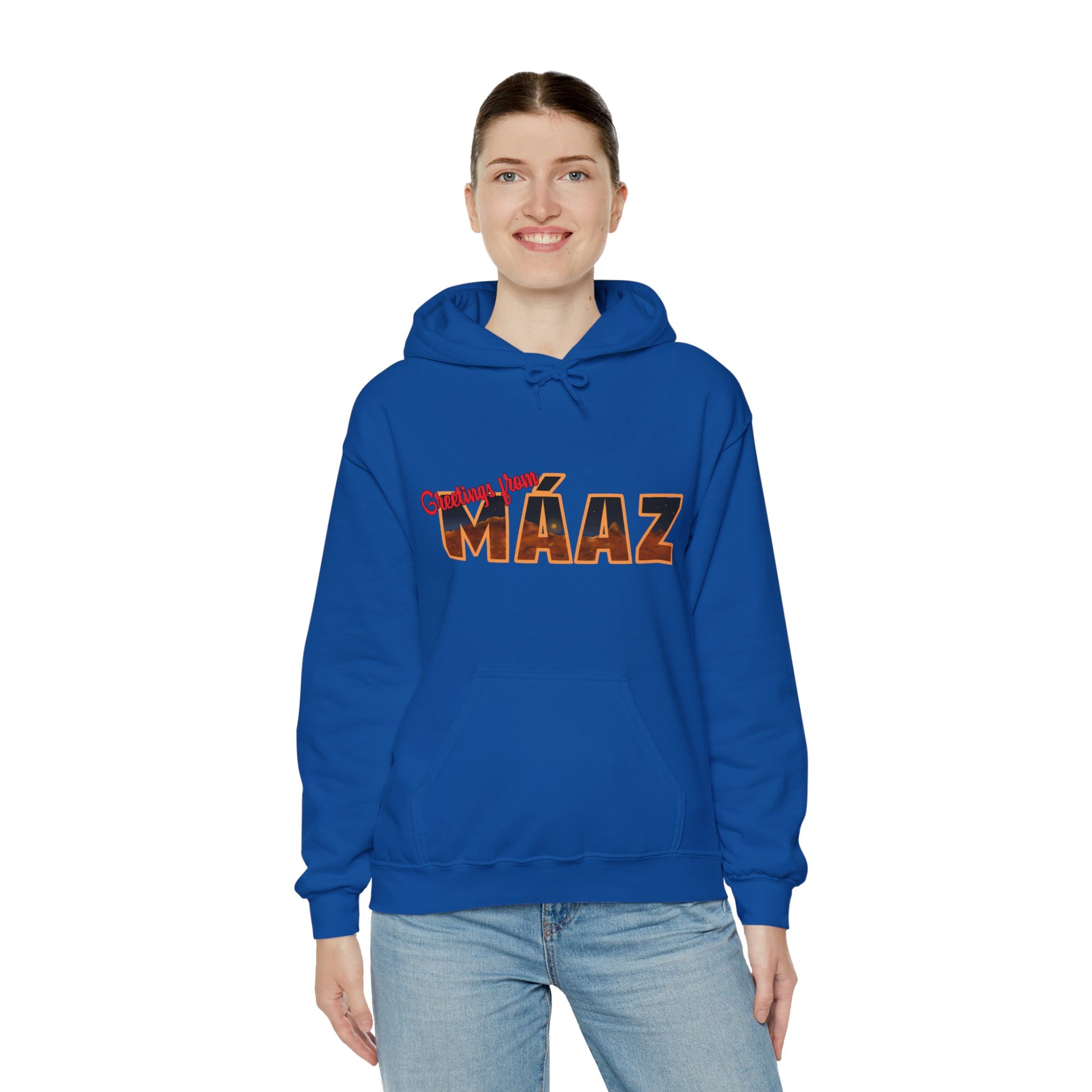 Greetings from Máaz Martians Unisex Heavy Blend Hooded Sweatshirt