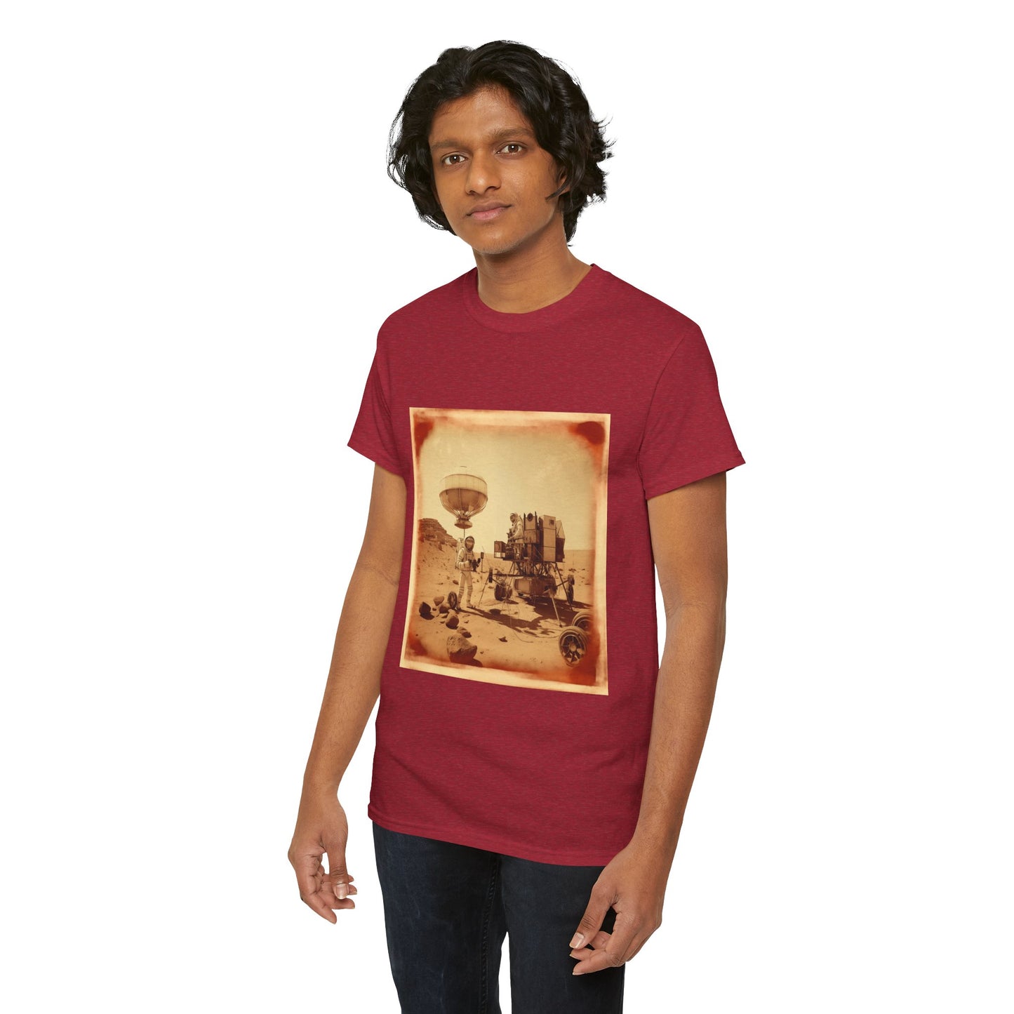 Martian Polaroid Unisex Heavy Cotton Tee