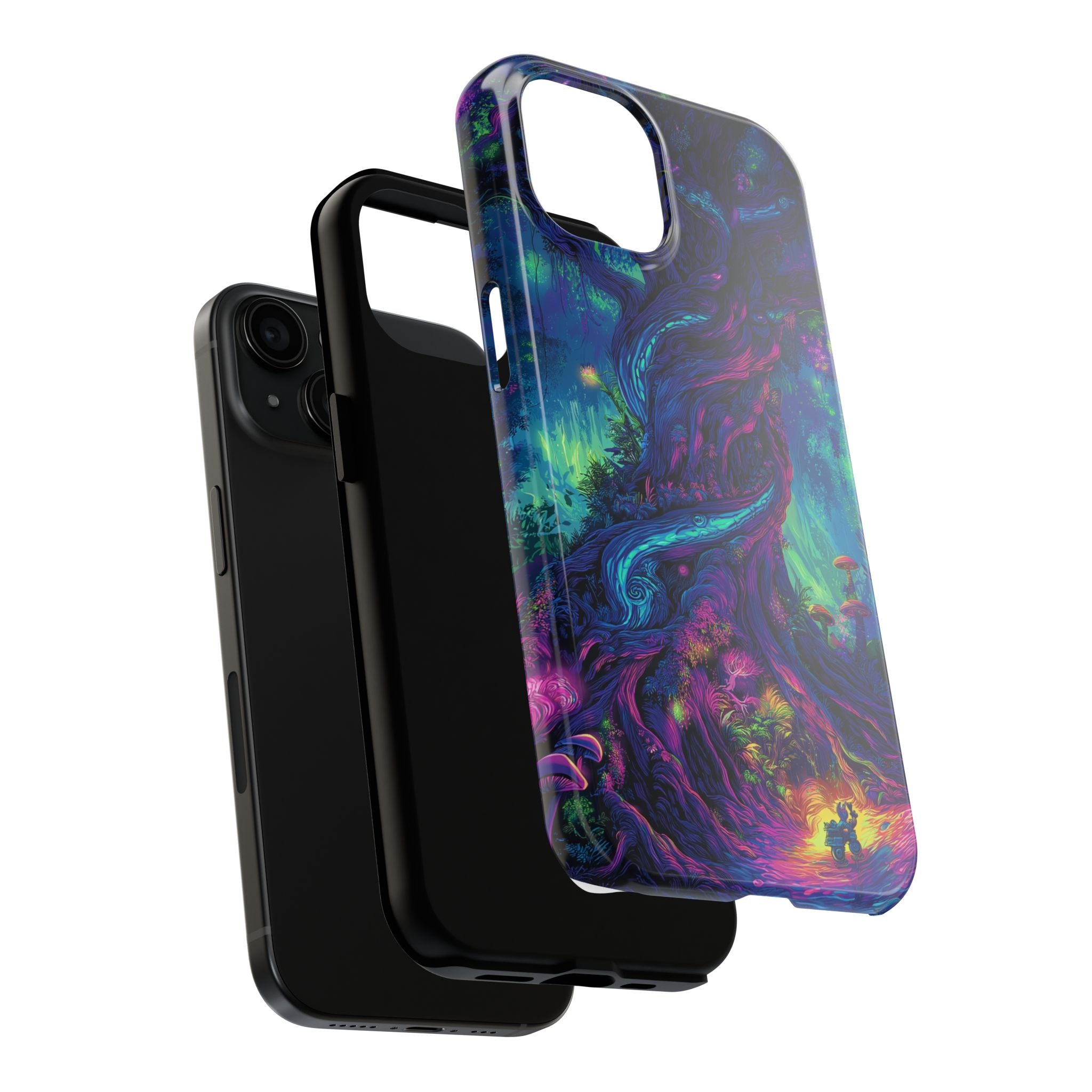 Psychedelic Tree Tough Phone Cases