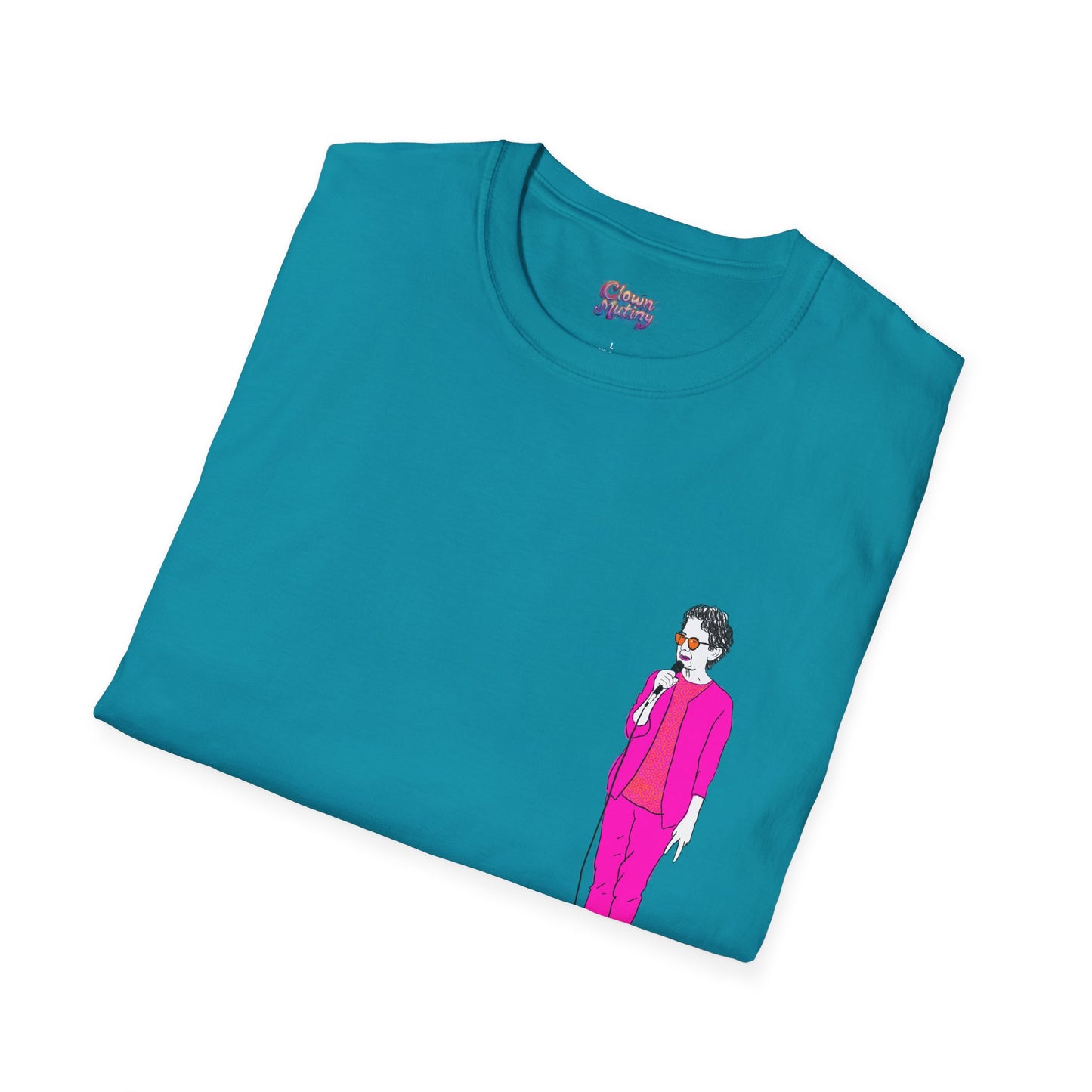 Draw and Guffaw Loren K Little Old Lady Unisex Softstyle T-Shirt