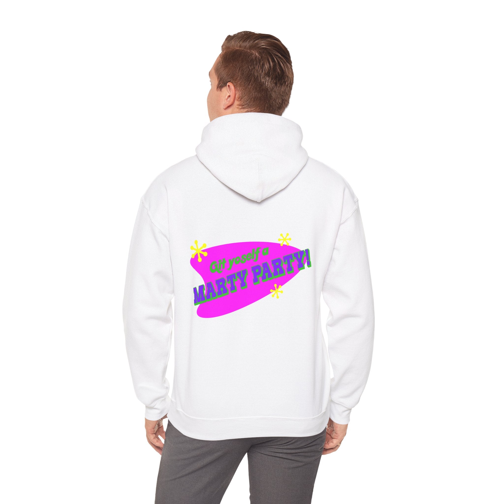 Marty Party Unisex Heavy Blend Hooded Sweatshirt