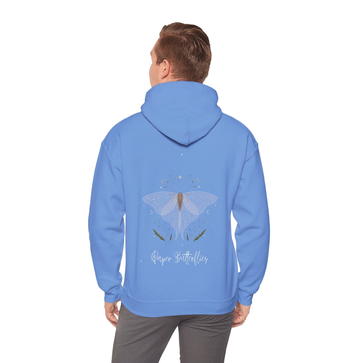 Paper Butterflies Fancy Unisex Heavy Blend Hooded Sweatshirt