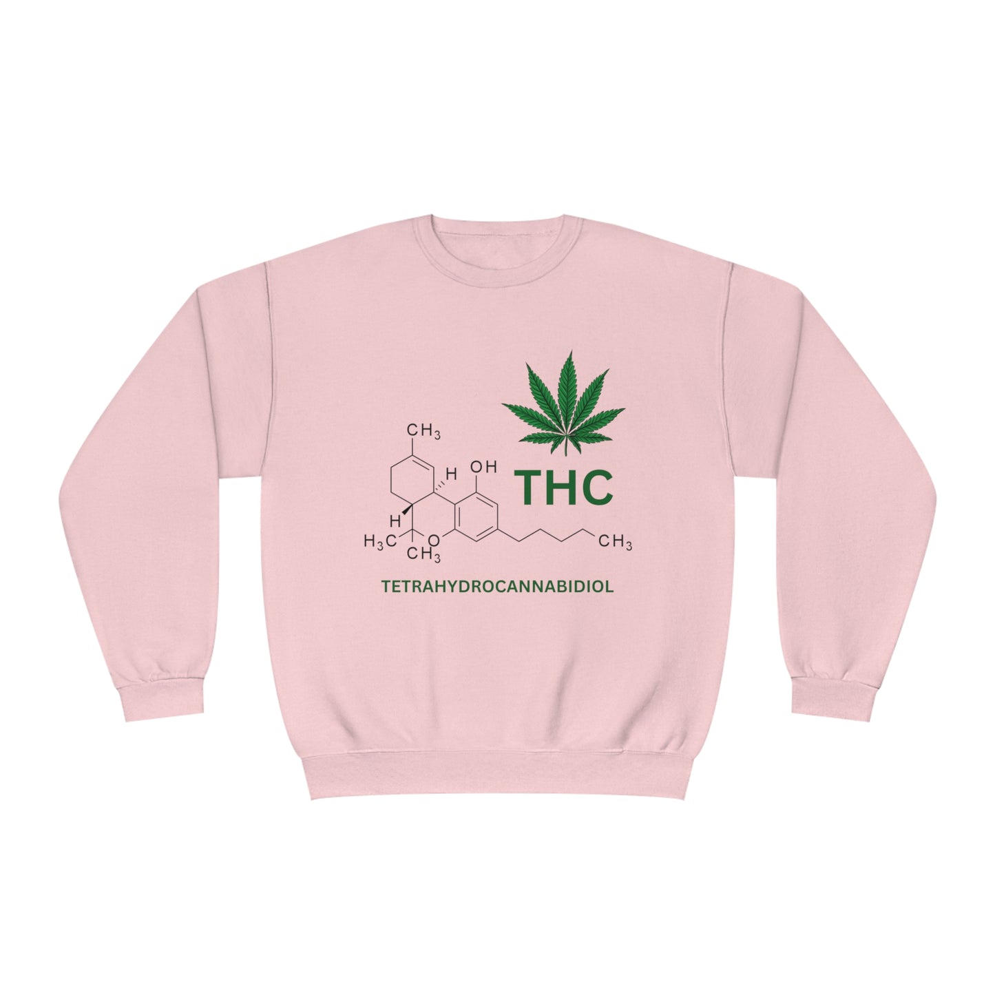 THC Molecule Unisex NuBlend Crewneck Sweatshirt