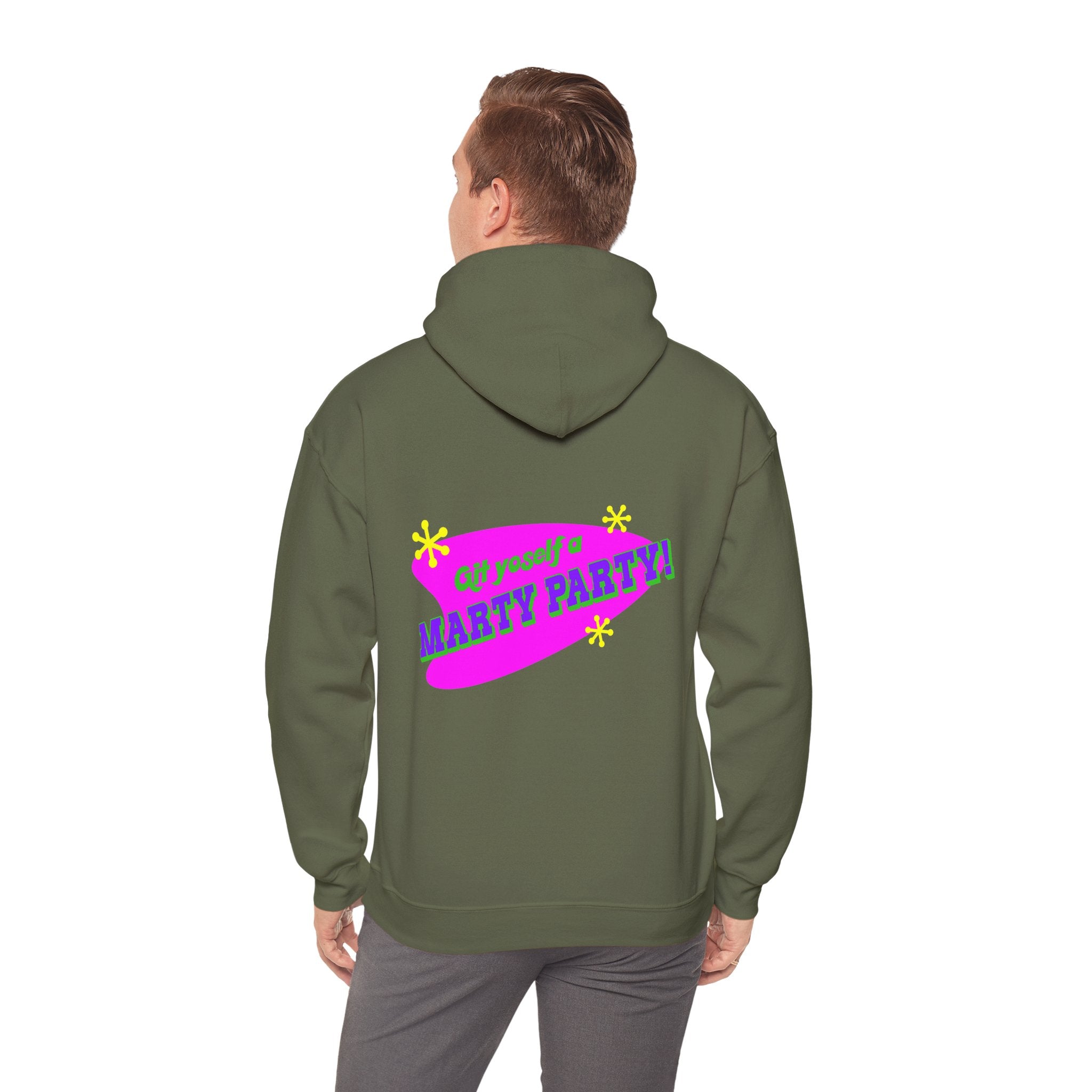 Marty Party Unisex Heavy Blend Hooded Sweatshirt