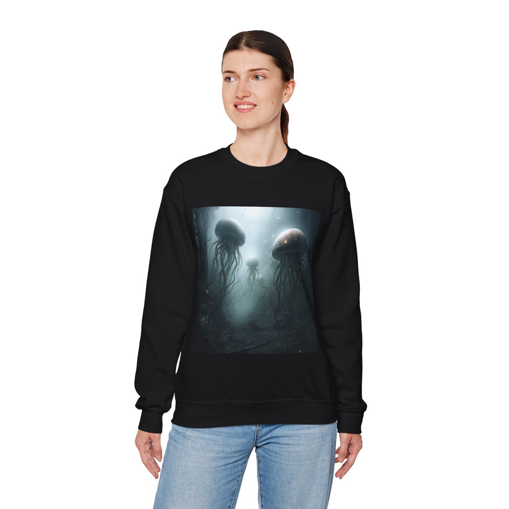 Alien Jellyfish Unisex Heavy Blend Crewneck Sweatshirt