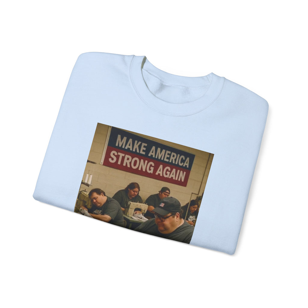 Unisex Heavy Blend Crewneck Sweatshirt - Make America Strong Again