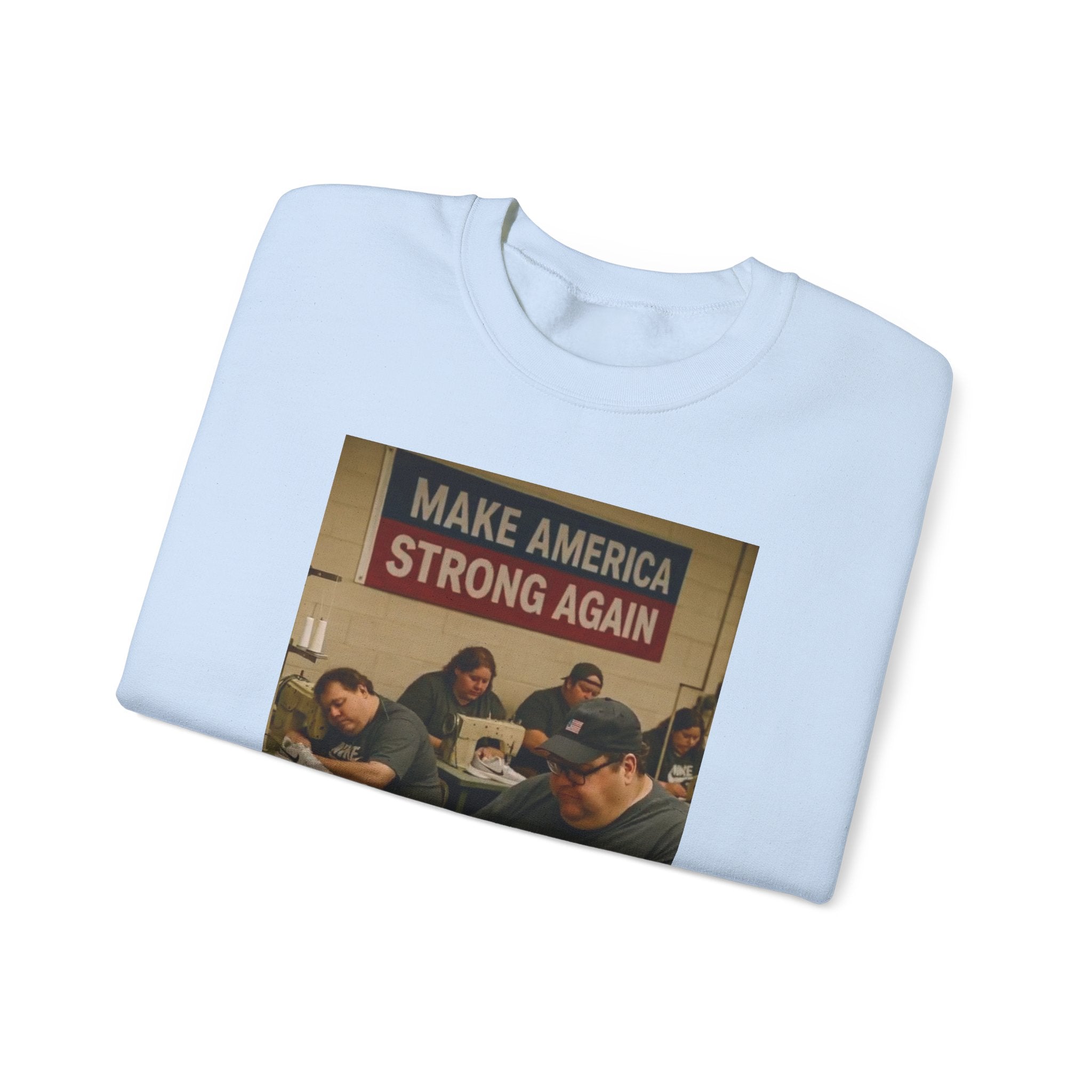 Unisex Heavy Blend Crewneck Sweatshirt - Make America Strong Again