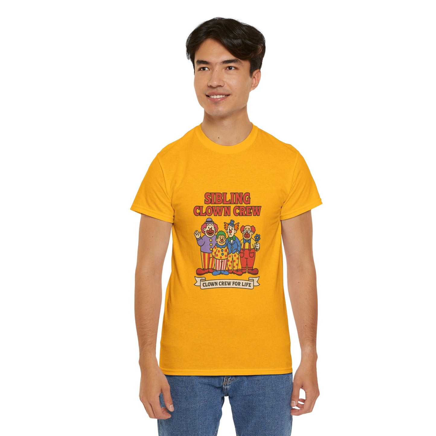 Clown Siblings Unisex Heavy Cotton Tee