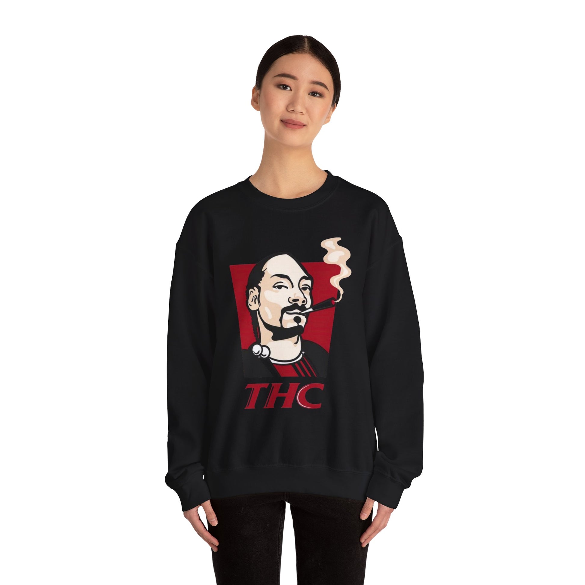 Bucket Love Graphic Crewneck Sweatshirt - Cozy Vintage Style for Chill Vibes