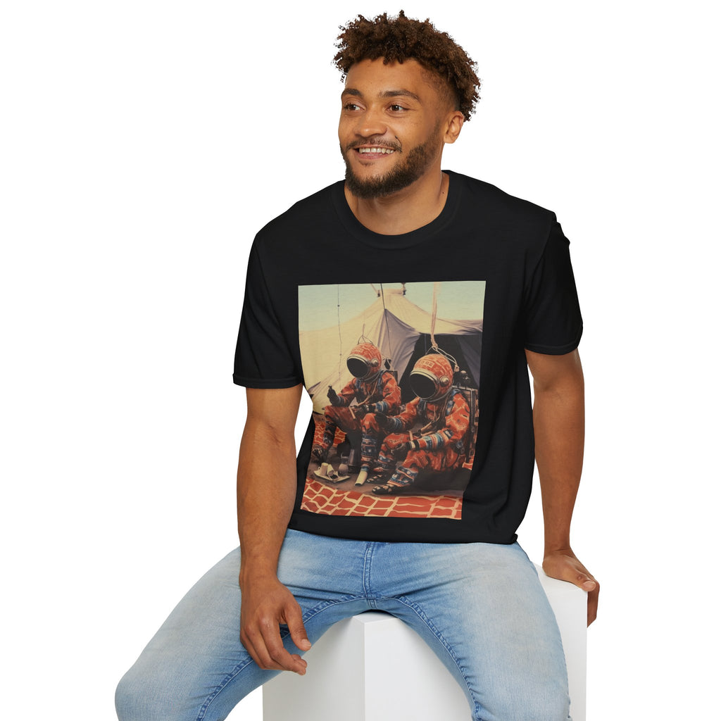 Martian African Print Unisex Softstyle T-Shirt