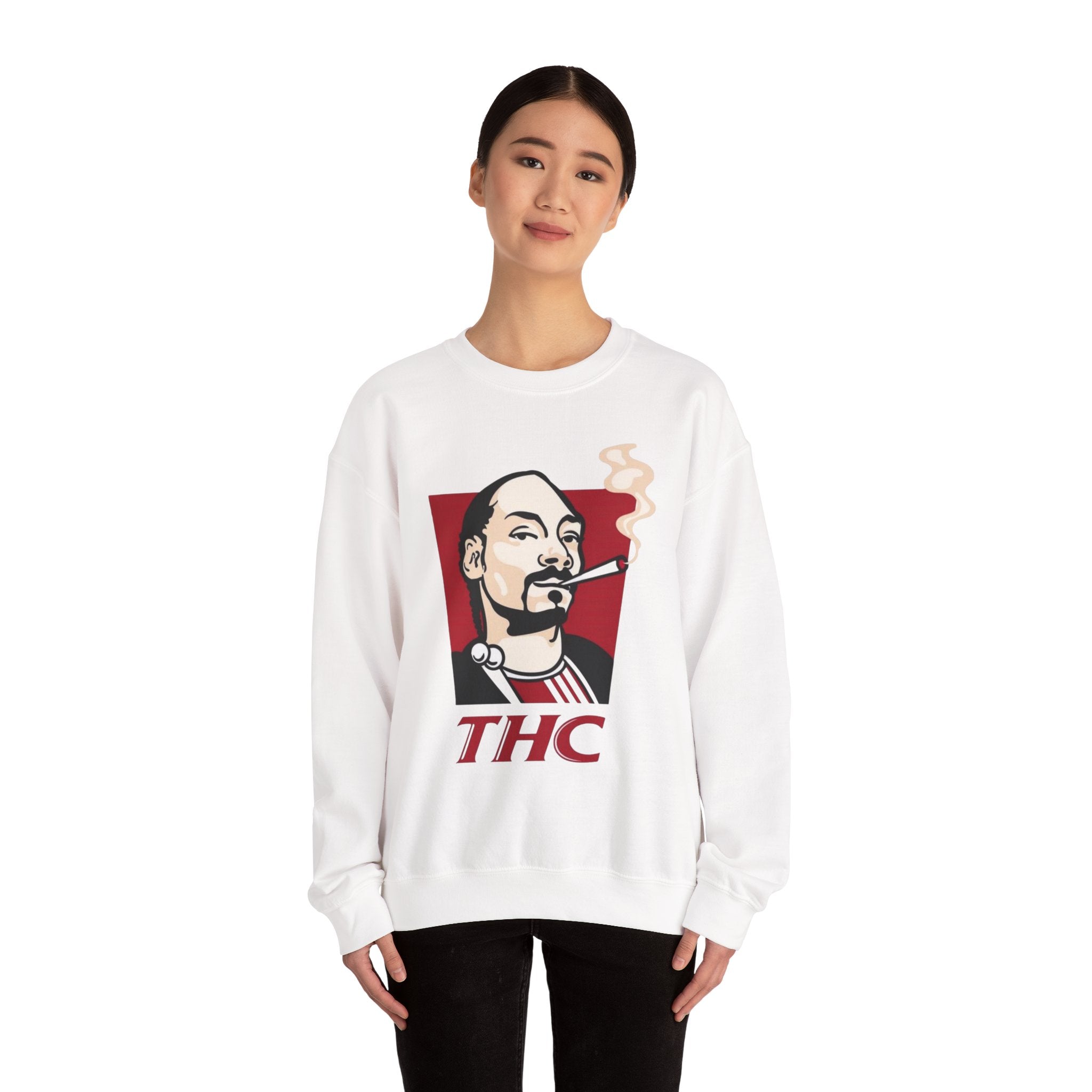 Bucket Love Graphic Crewneck Sweatshirt - Cozy Vintage Style for Chill Vibes